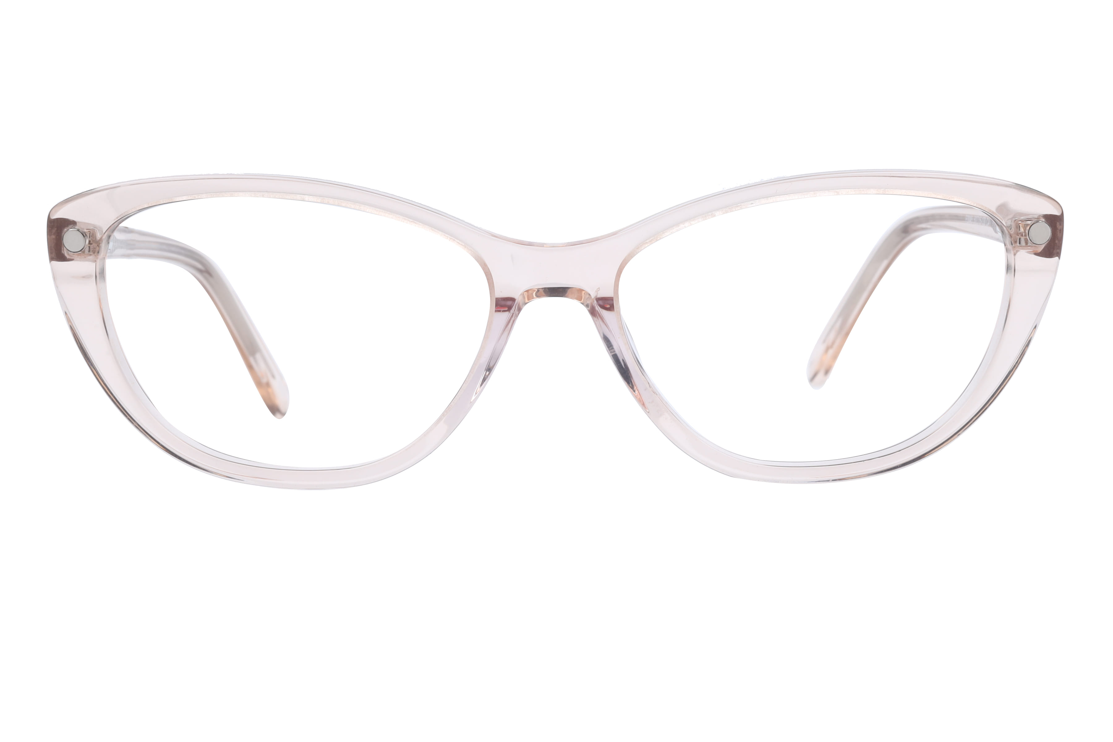 Inspira P3045 Frame Transparent Pink Female Full Shell — Transparent Pink frame