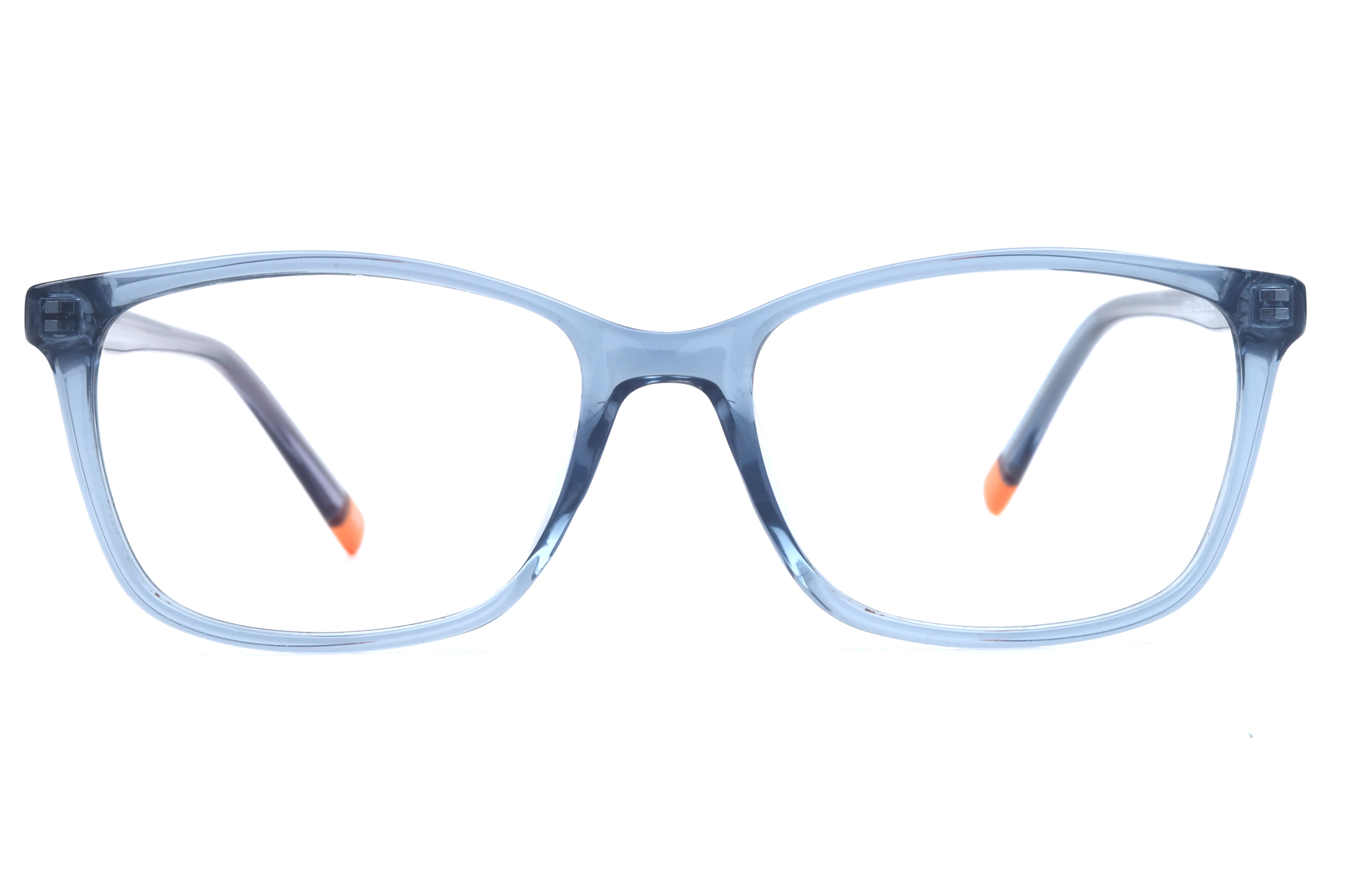 Inspira A77001 Frame Transparent Blue Female Full Shell — Transparent Blue frame