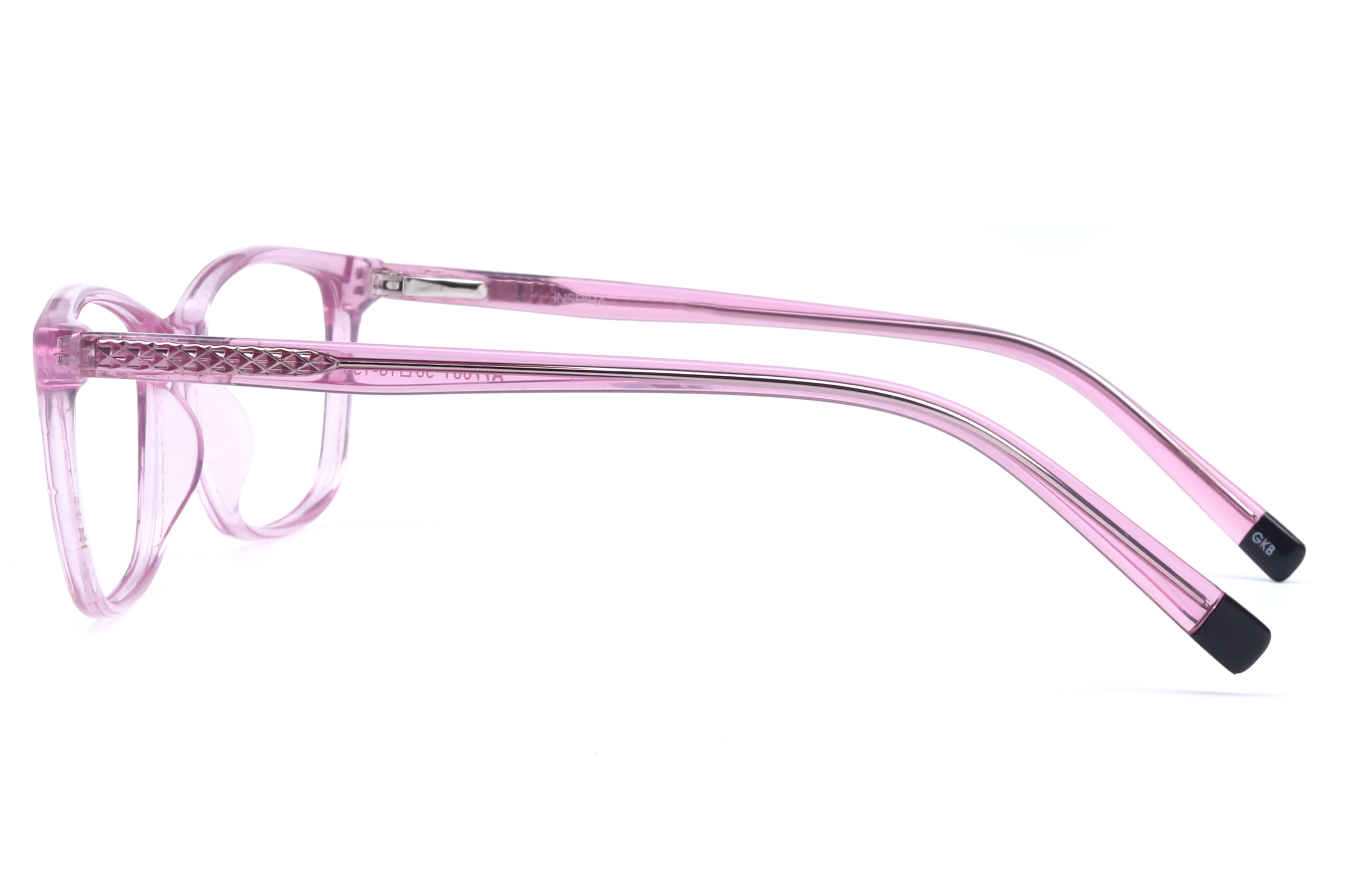 Inspira A77001 Frame Violet Female Full Shell Frame — Violet frame — view 3