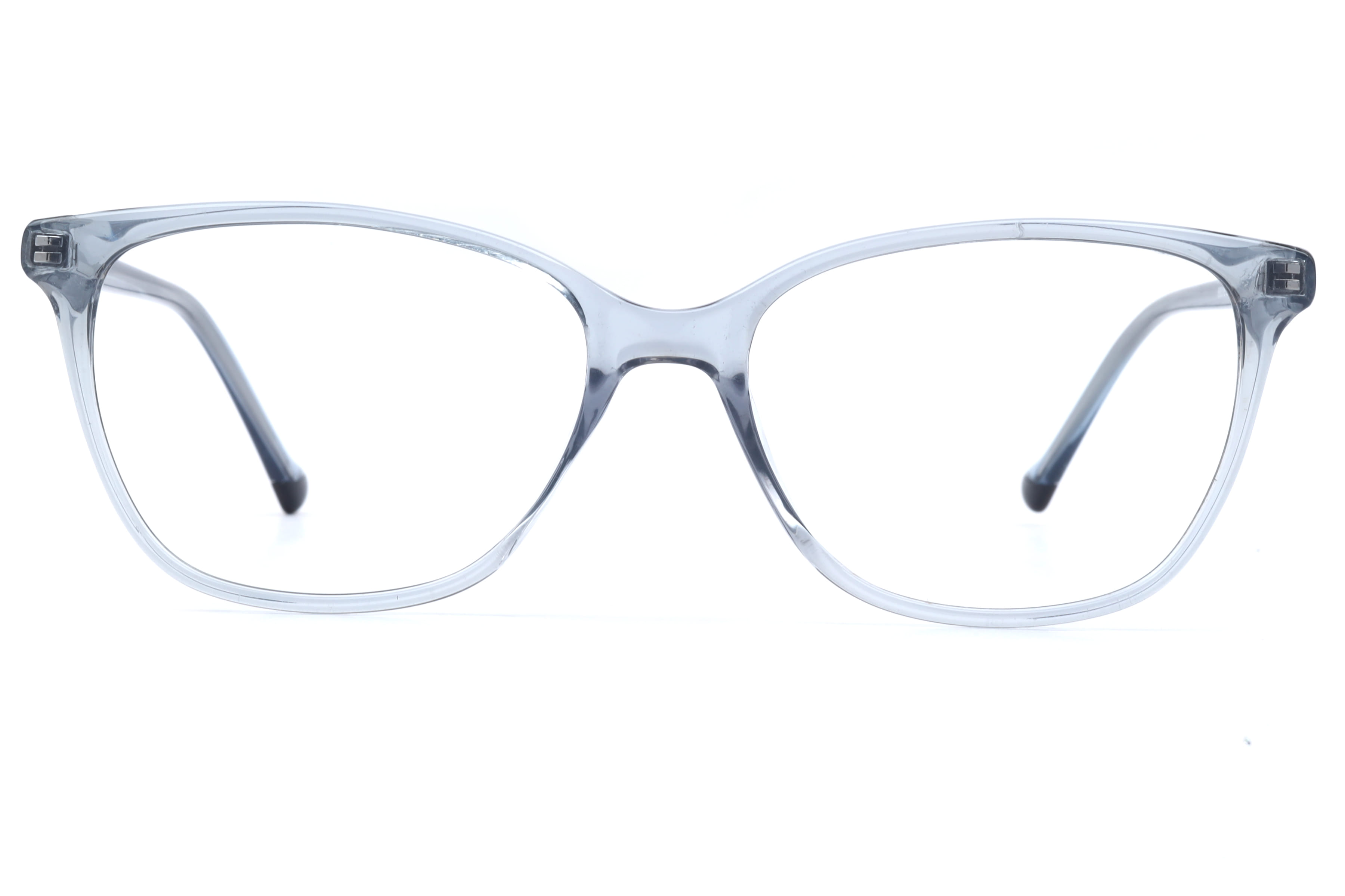 Inspira 88018 Frame Transparent Grey Female Full Shell Frame — Transparent Grey frame — view 1