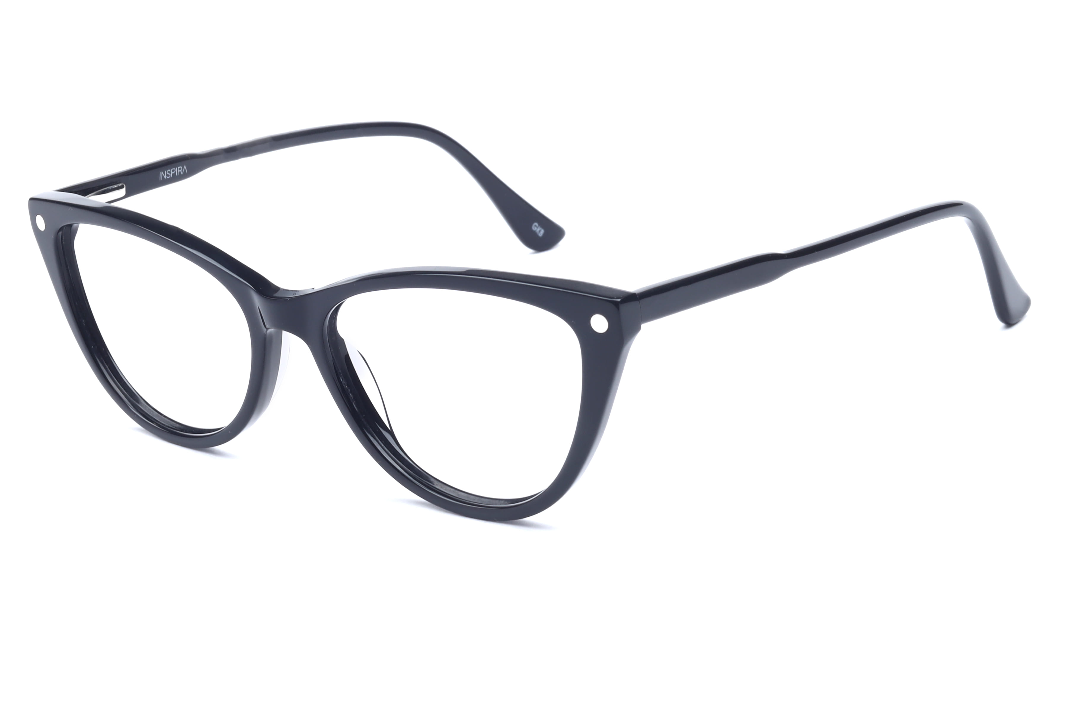 Inspira F3046 Frame Black Female Full Shell Frame — Black frame — view 1