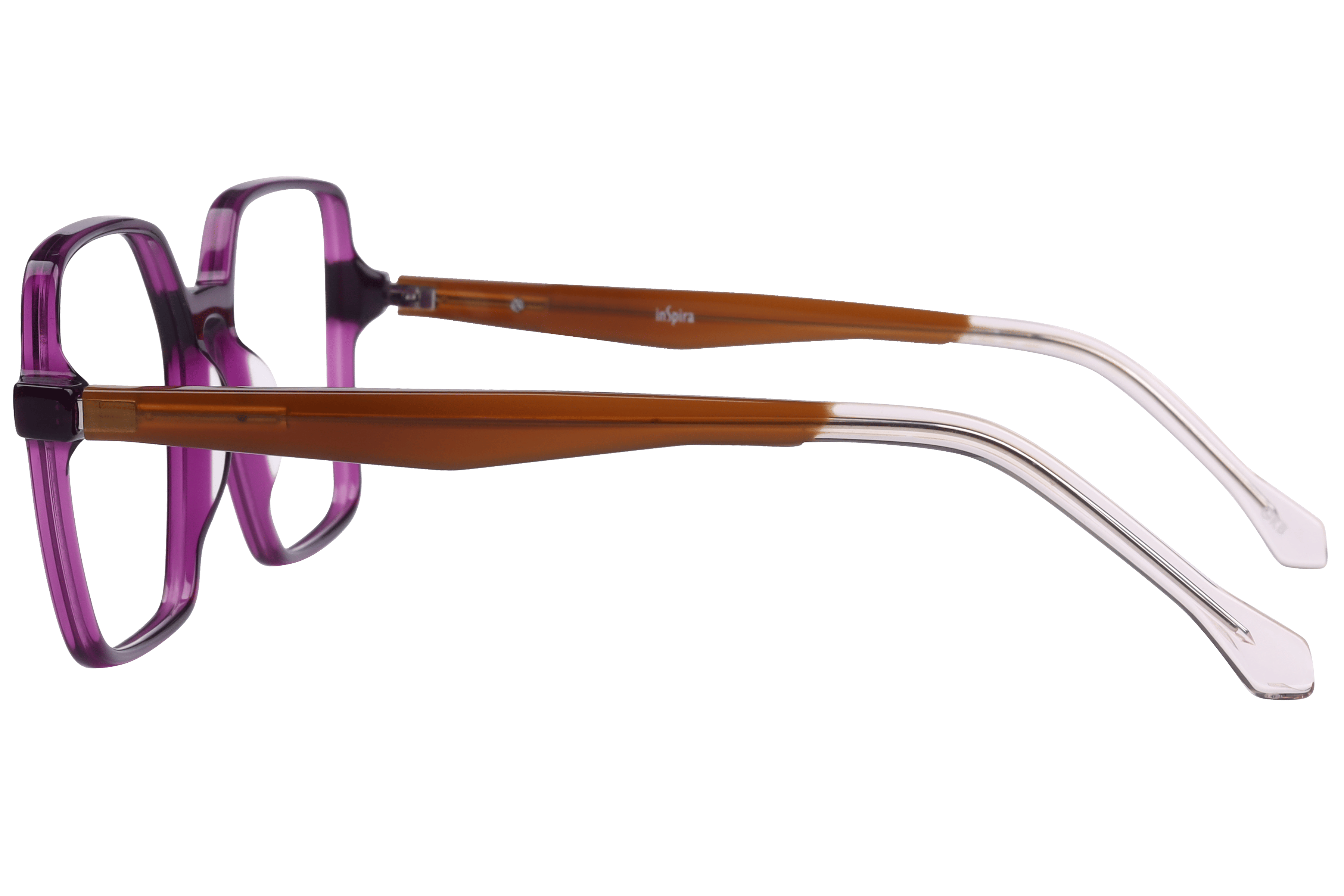 Inspira VA5524 Frame Violet Female Full Shell Frame — Violet frame — view 3