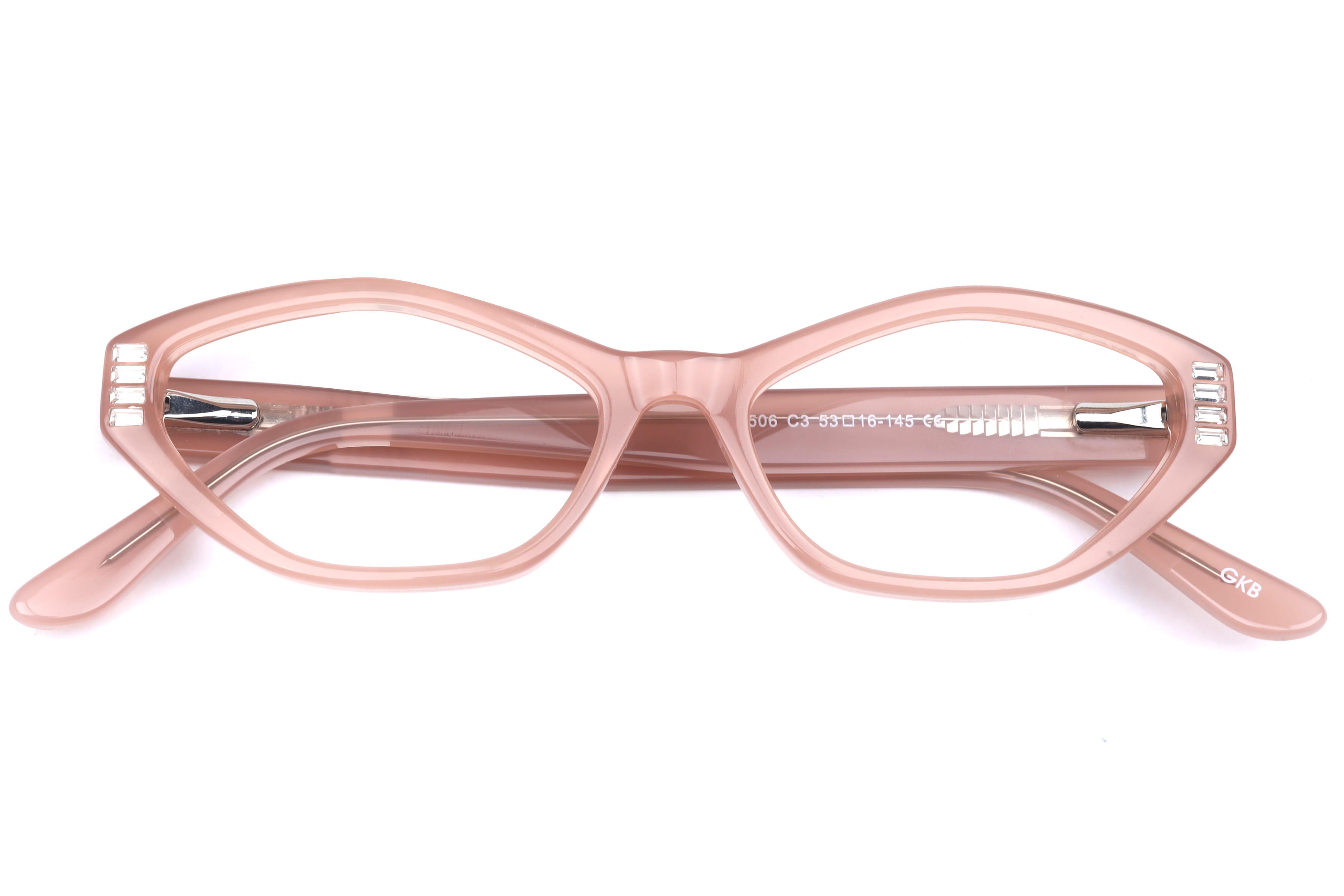 Inspira VA5506 Frame Beige Female Full Shell Frame — Beige frame — view 3