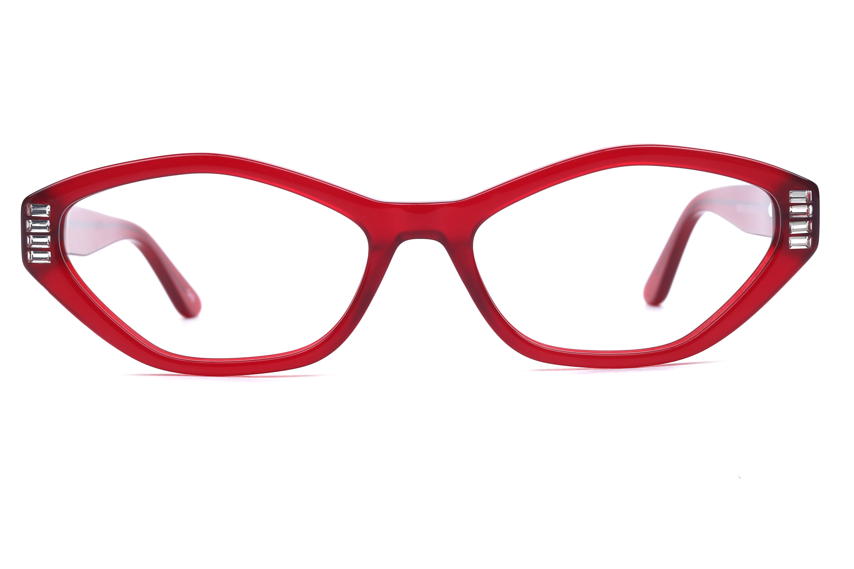 Inspira VA5506 Frame Maroon Female Full Shell Frame — Maroon frame — view 1