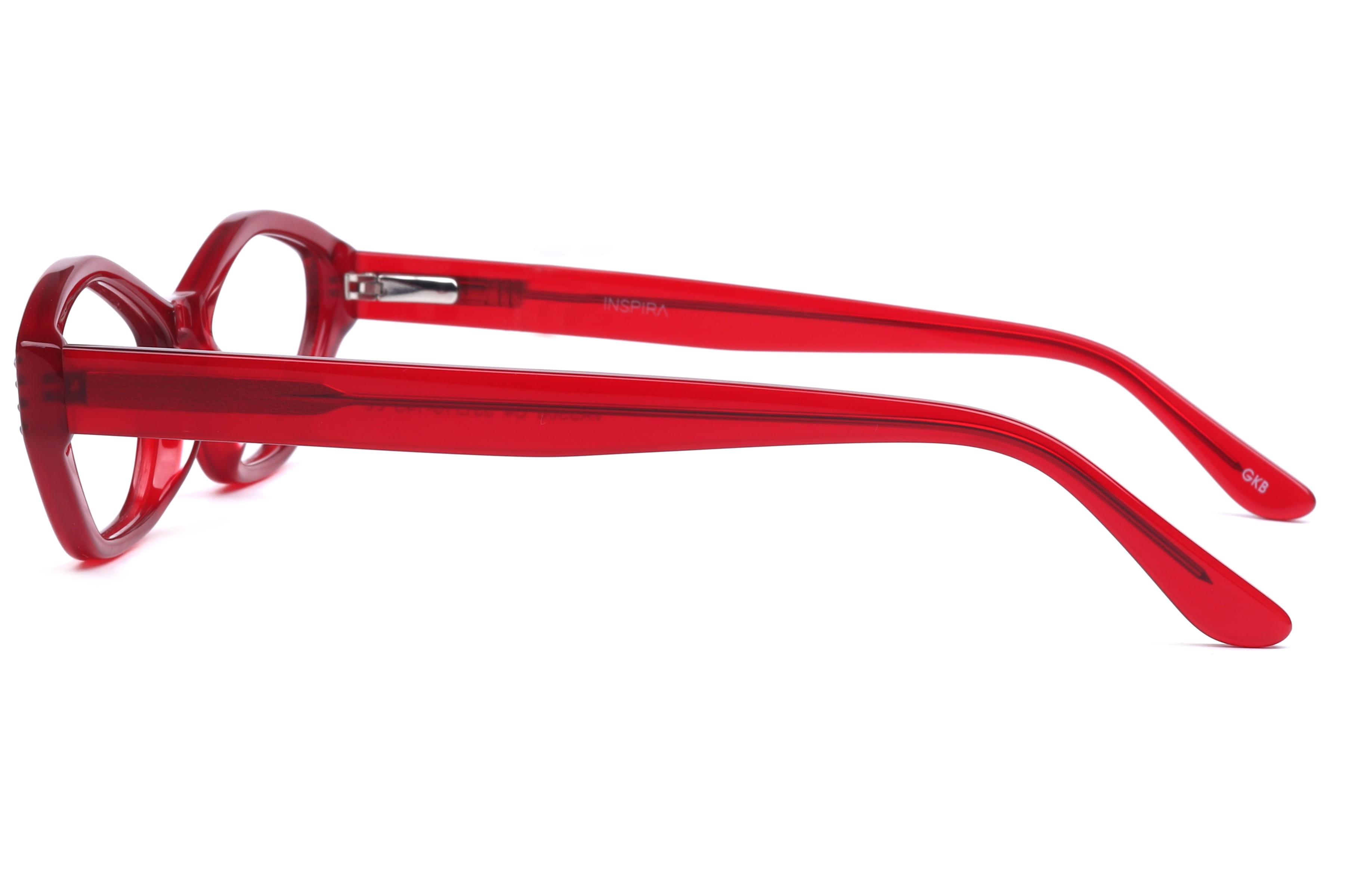 Inspira VA5506 Frame Maroon Female Full Shell Frame — Maroon frame — view 2