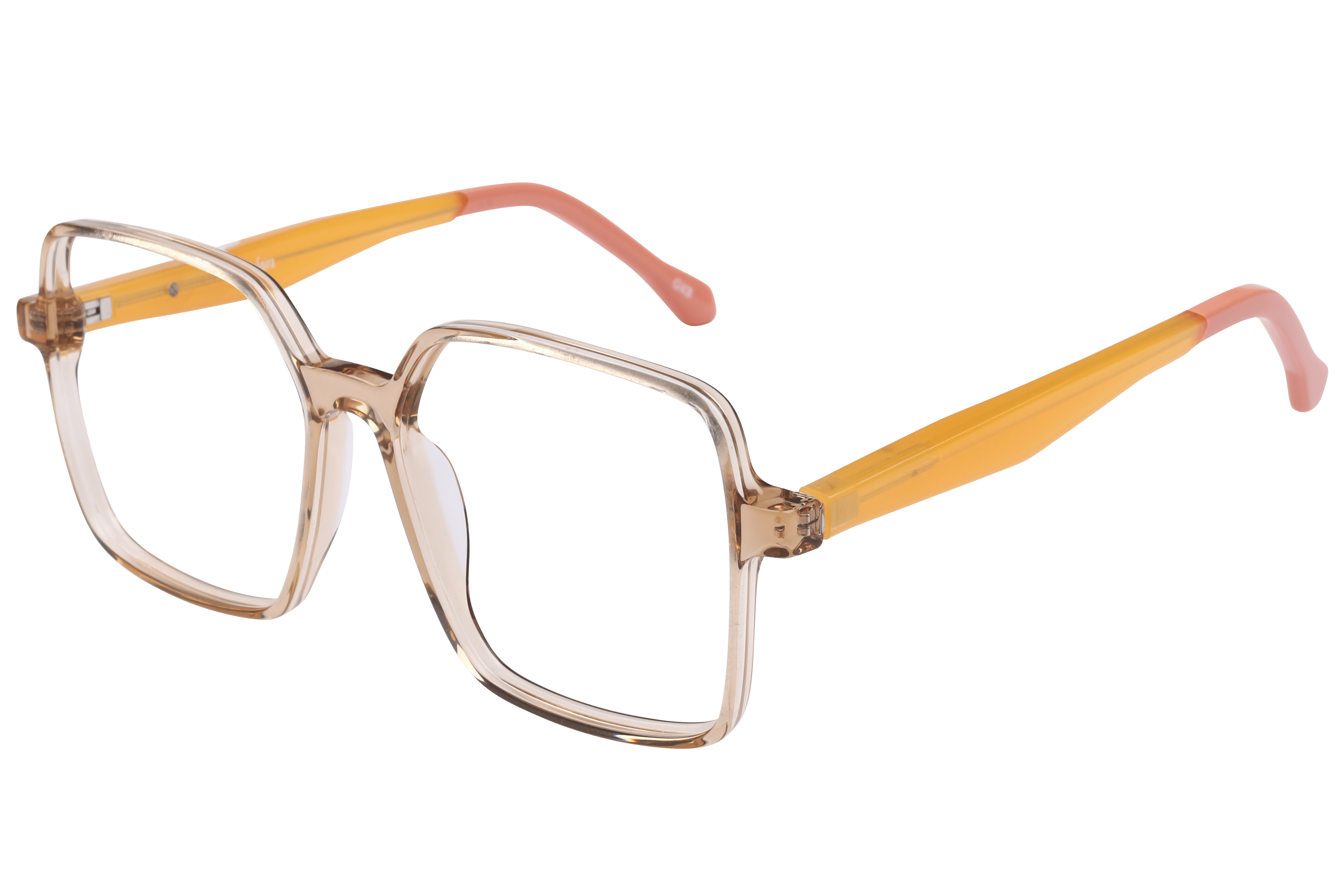 Inspira VA5524 Frame Transparent Brown Female Full Shell — Transparent Brown frame