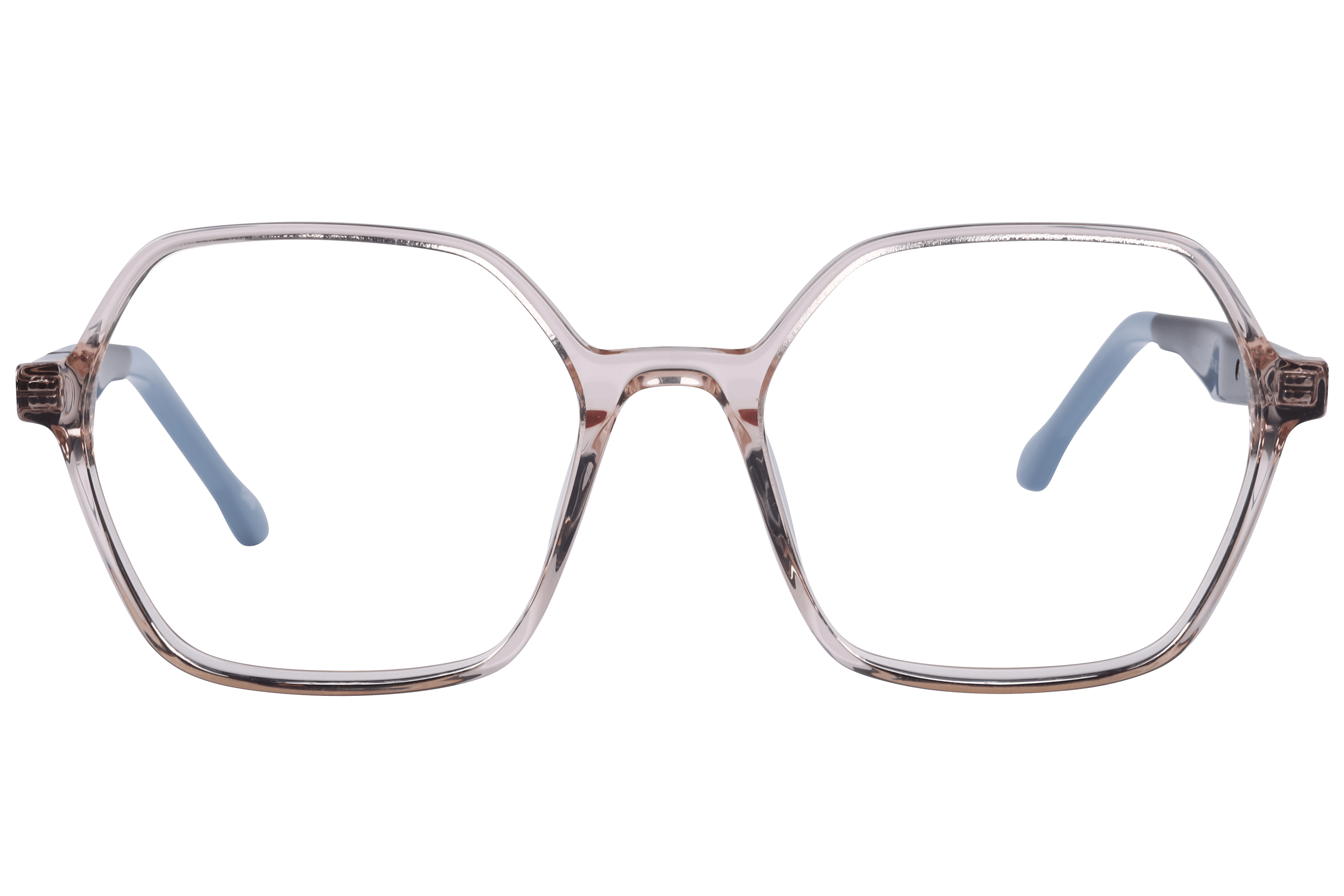 Inspira VA5523 Frame Transparent Pink Female Full Shell Frame — Transparent Pink frame — view 2