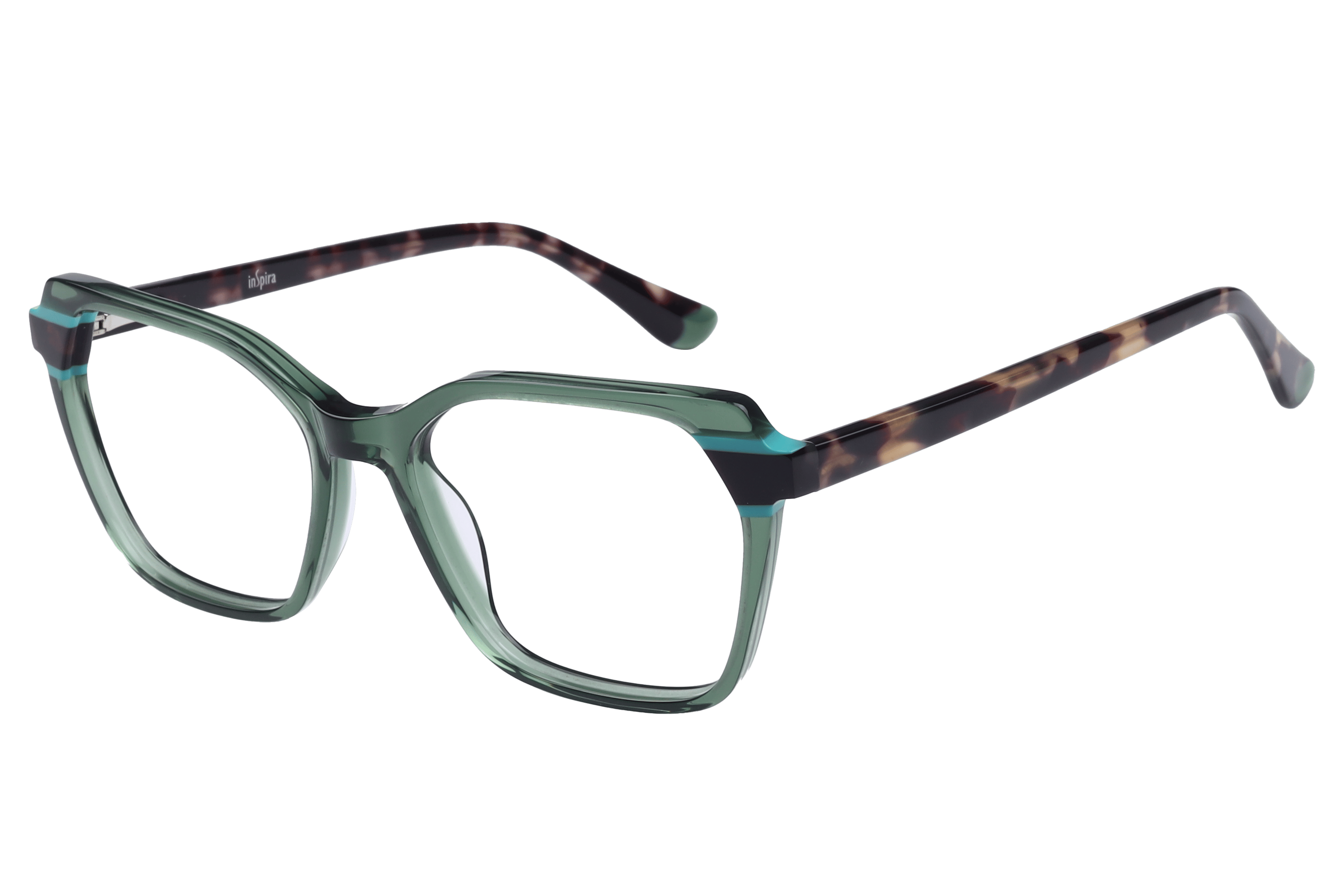 Inspira ASM2026 Frame Green Female Full Shell — Green frame