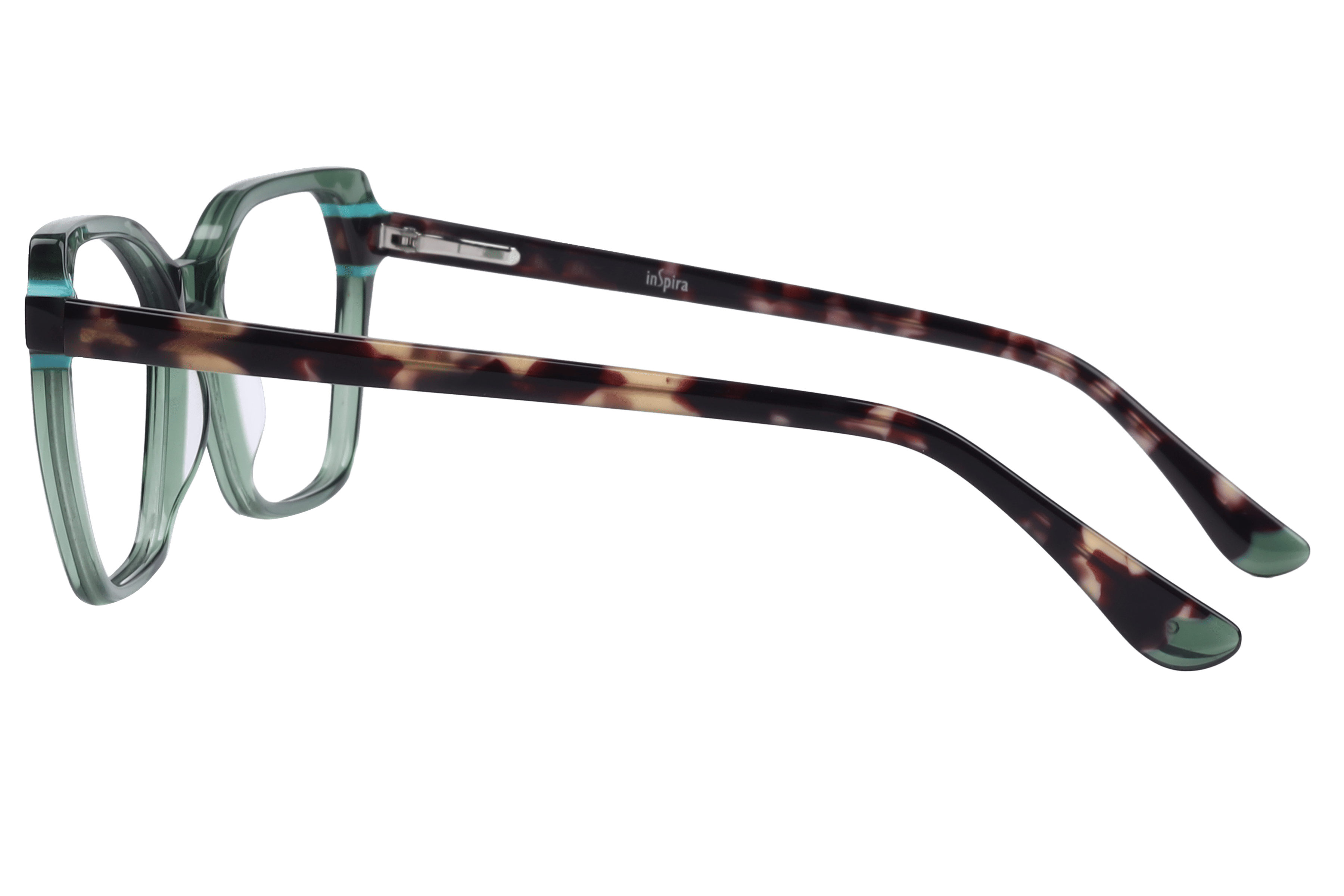 Inspira ASM2026 Frame Green Female Full Shell Frame — Green frame — view 3