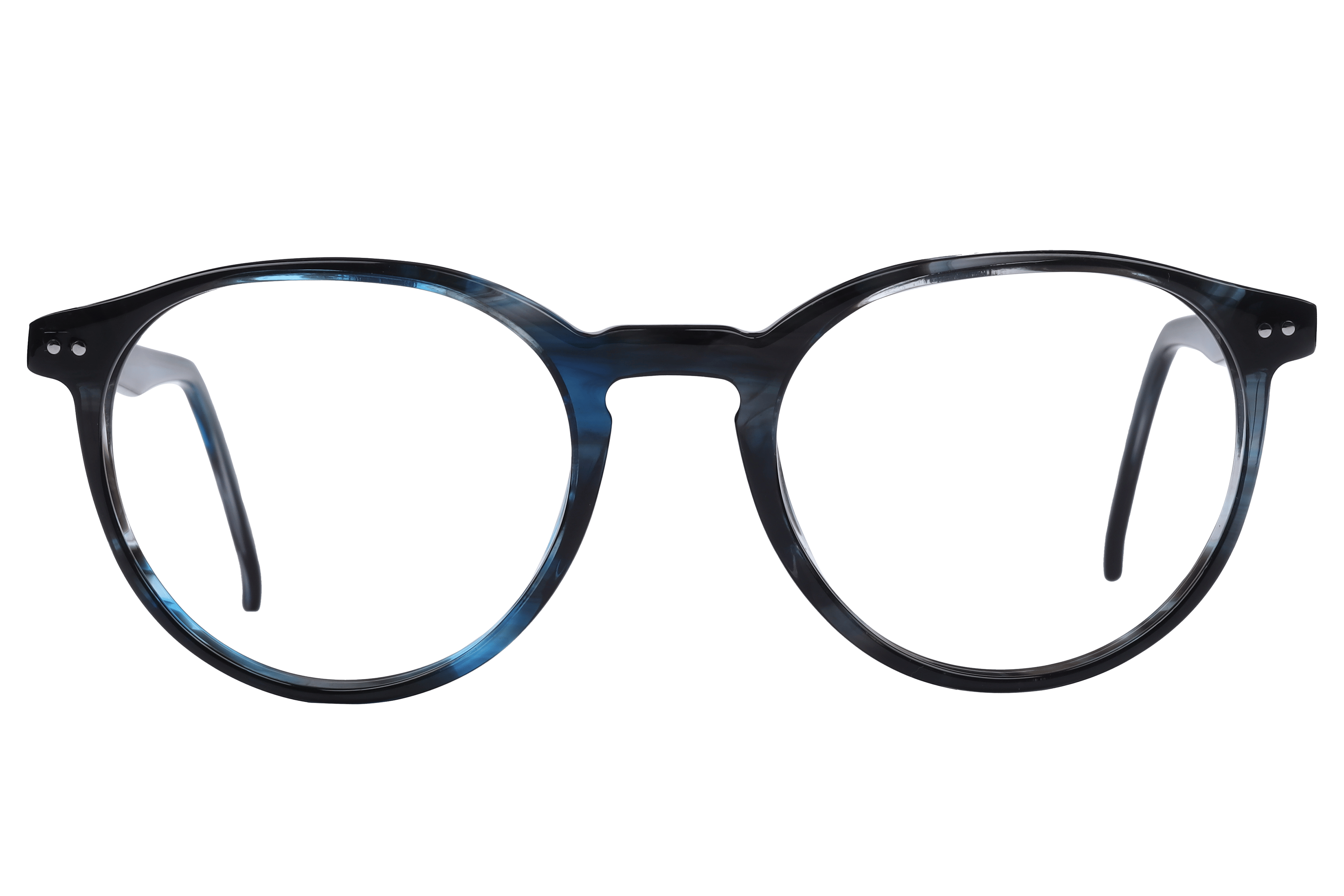 Inspira M.8051 Frame Blue Havana Female Full Shell Frame — Blue Havana frame — view 2