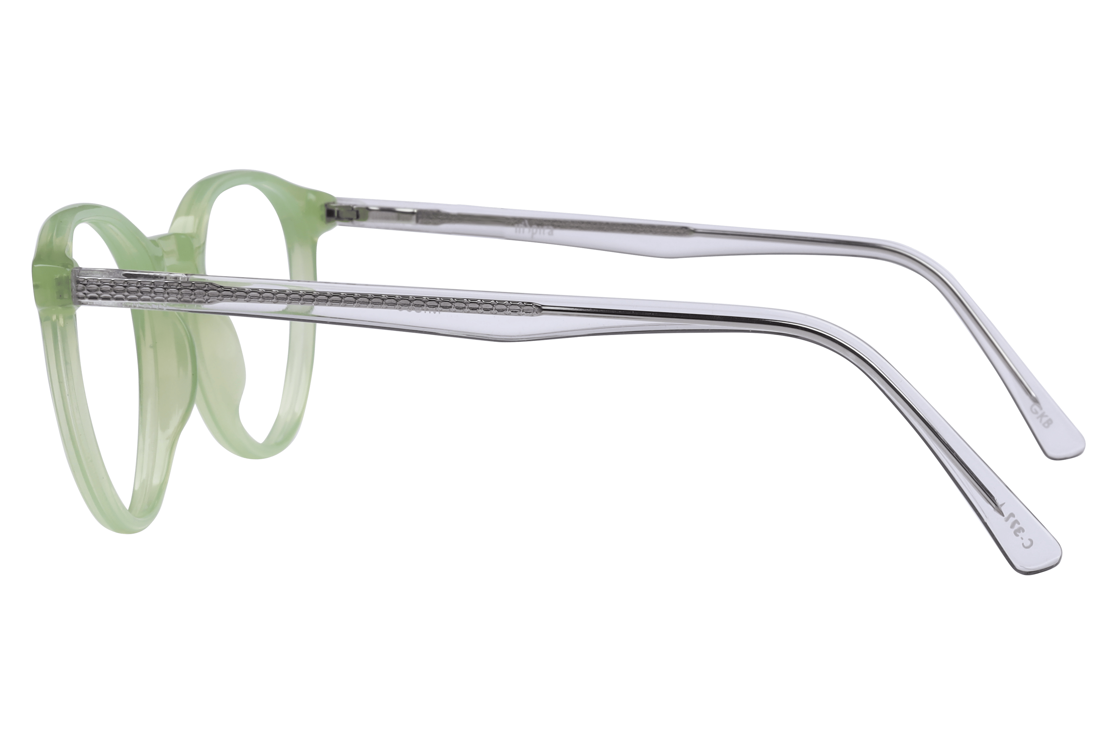 Inspira M.8051 Frame Green Female Full Shell Frame — Green frame — view 3
