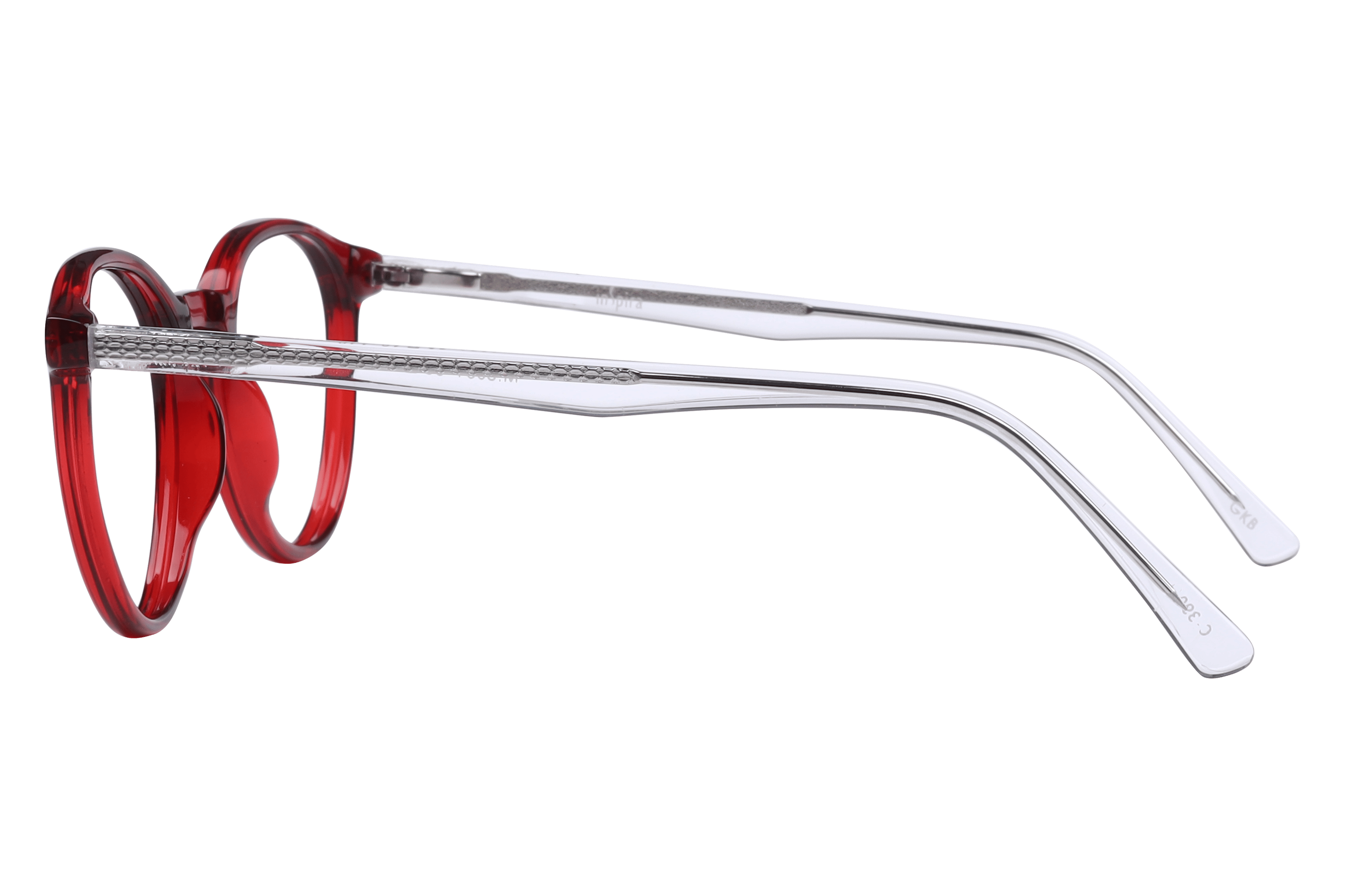 Inspira M.8051 Frame Red Female Full Shell Frame — Red frame — view 3