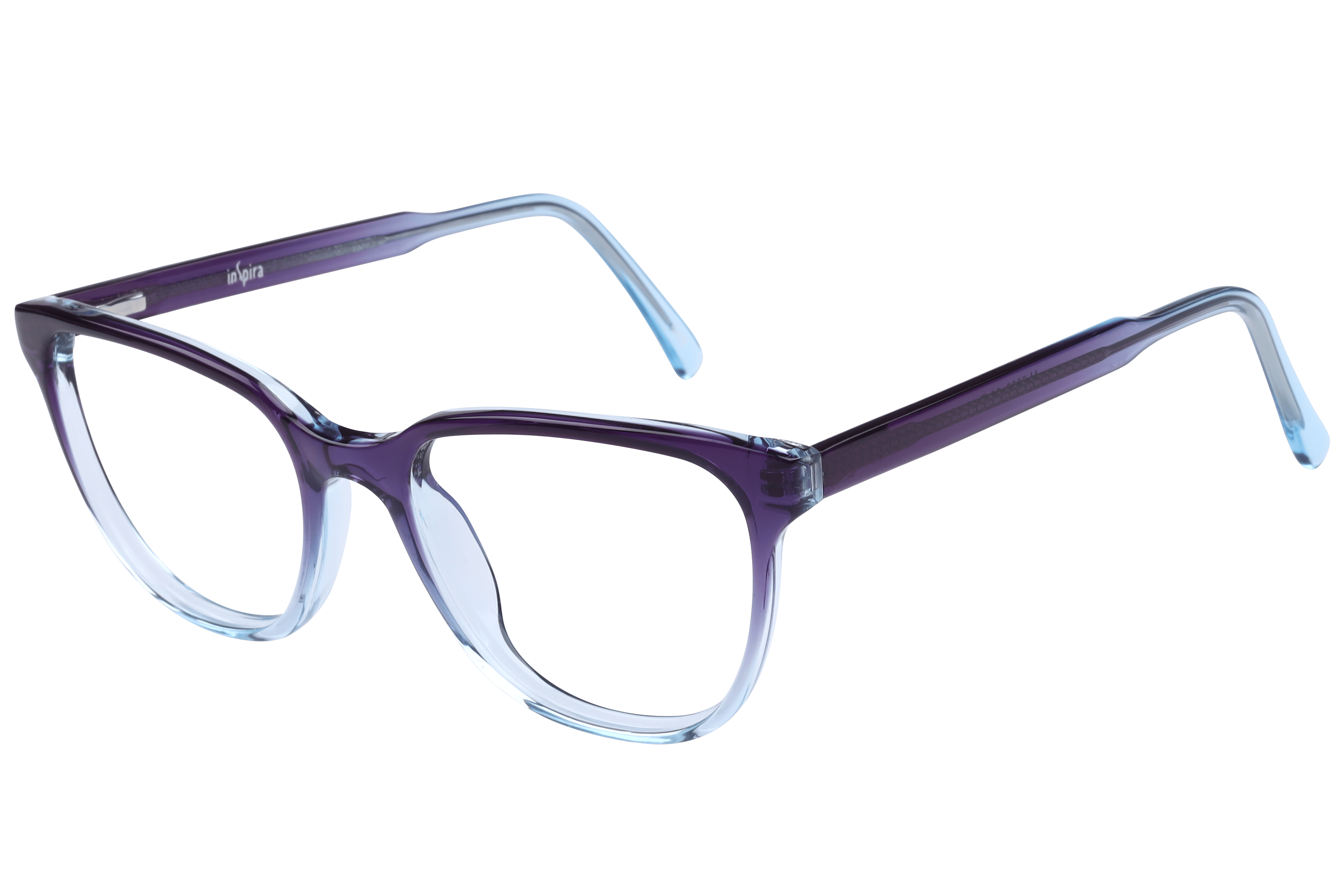 Inspira M.8063 Frame Violet Female Full Shell — Havana frame