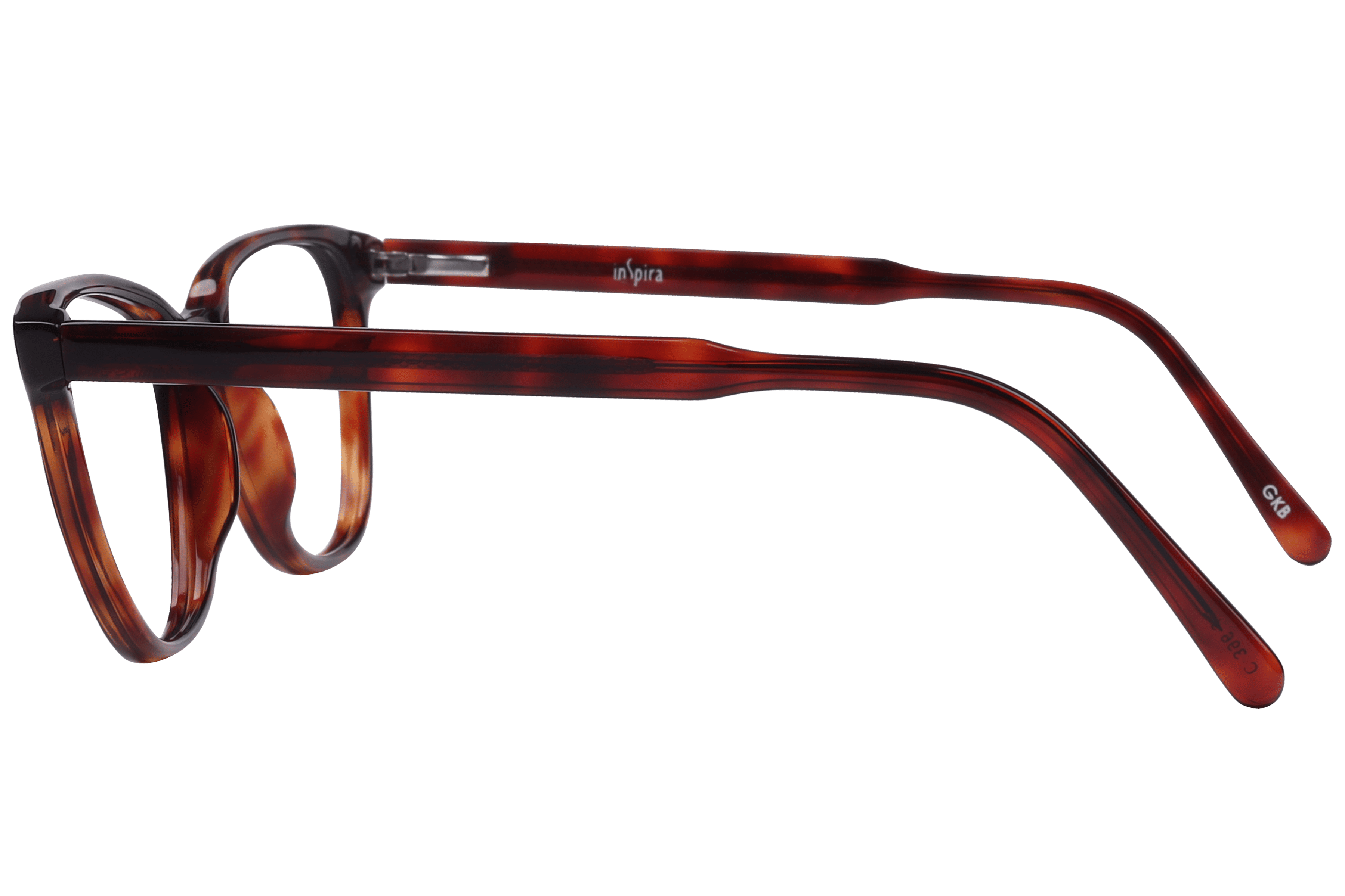 Inspira M.8063 Frame Havana Female Full Shell Frame — Havana frame — view 3