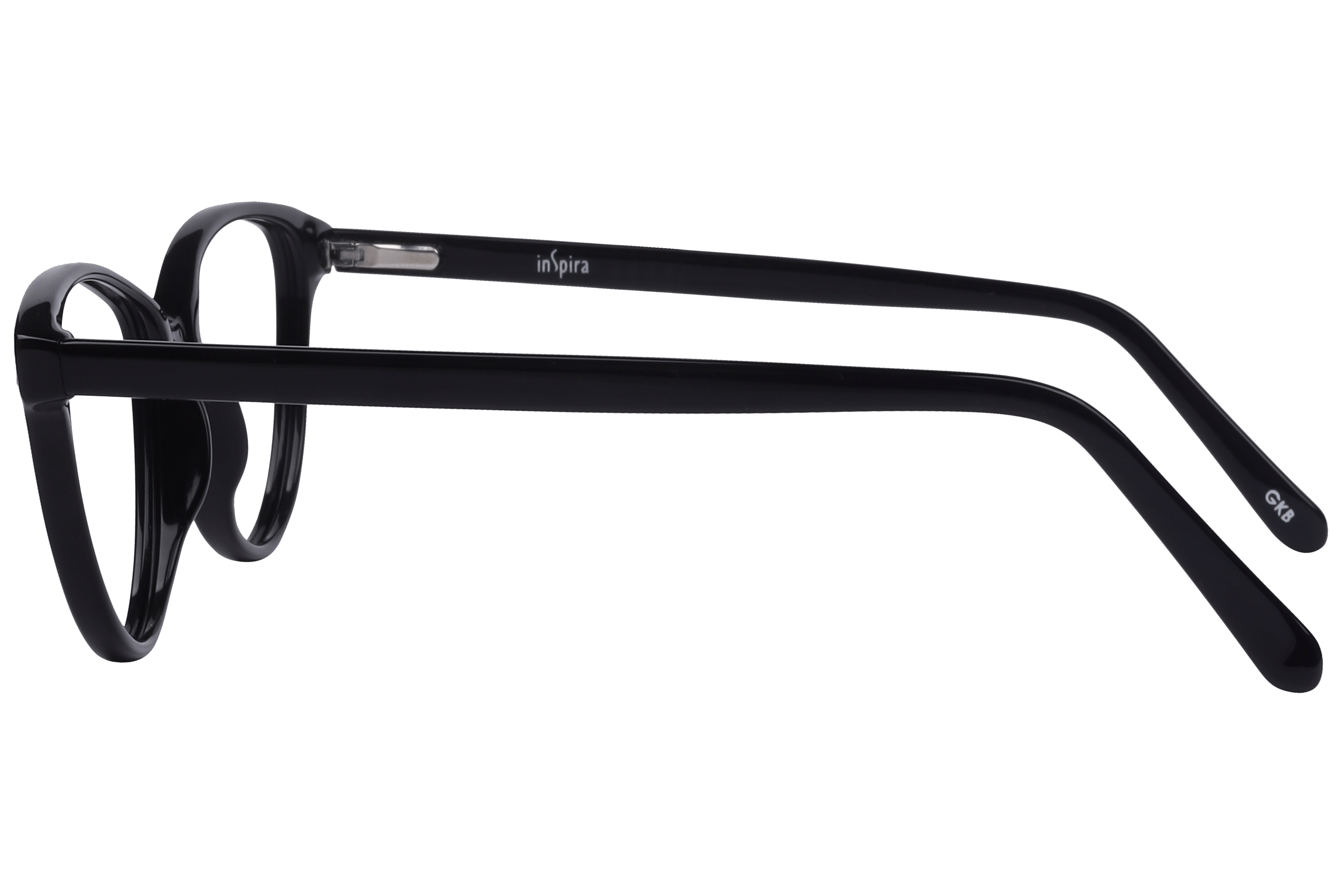 Inspira M.8055 Frame Black Female Full Shell Frame — Black frame — view 3