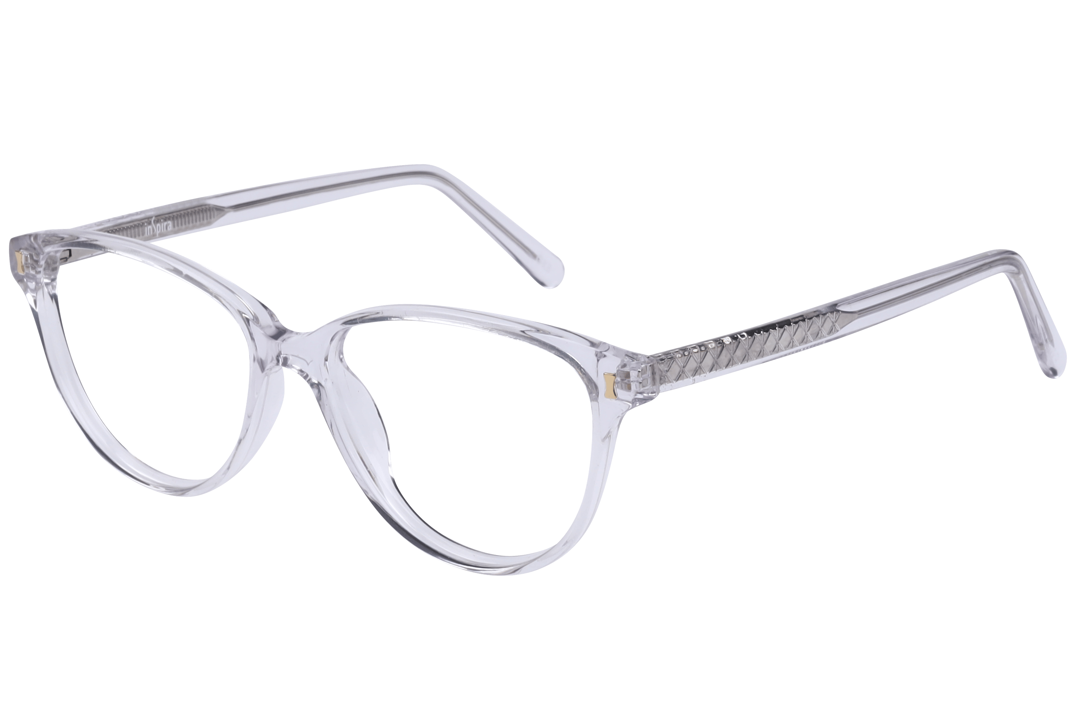 Inspira M.8055 Frame Transparent Female Full Shell — Black frame