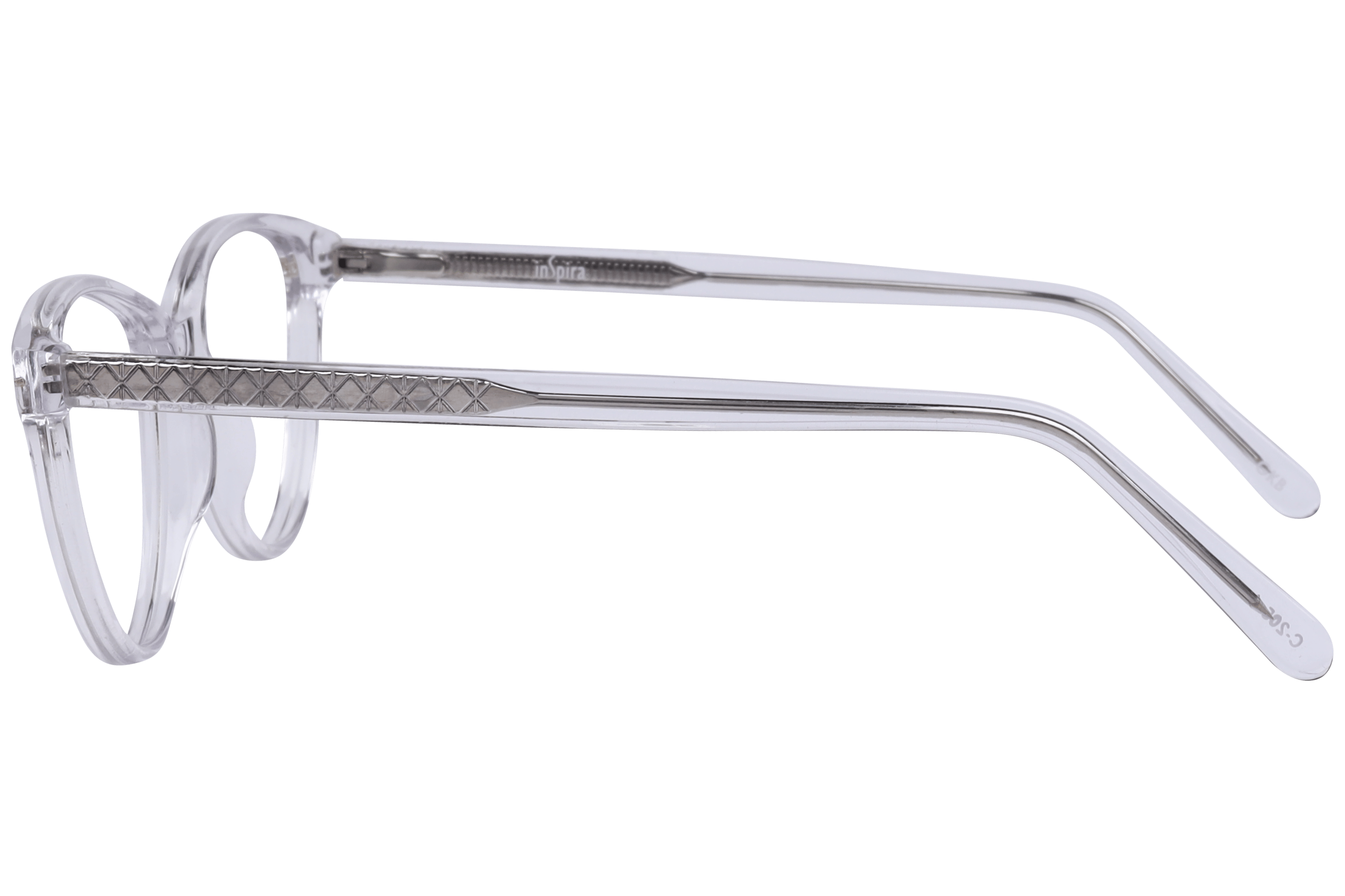 Inspira M.8055 Frame Transparent Female Full Shell Frame — view 3
