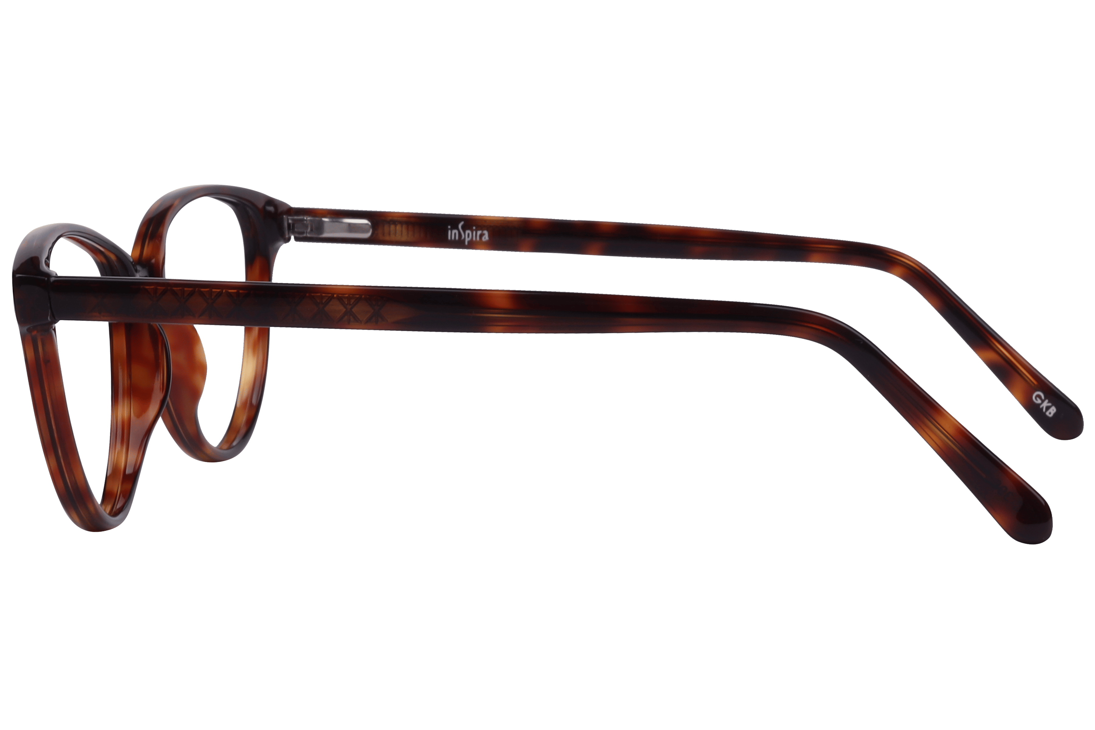 Inspira M.8055 Frame Havana Female Full Shell Frame — Havana frame — view 3