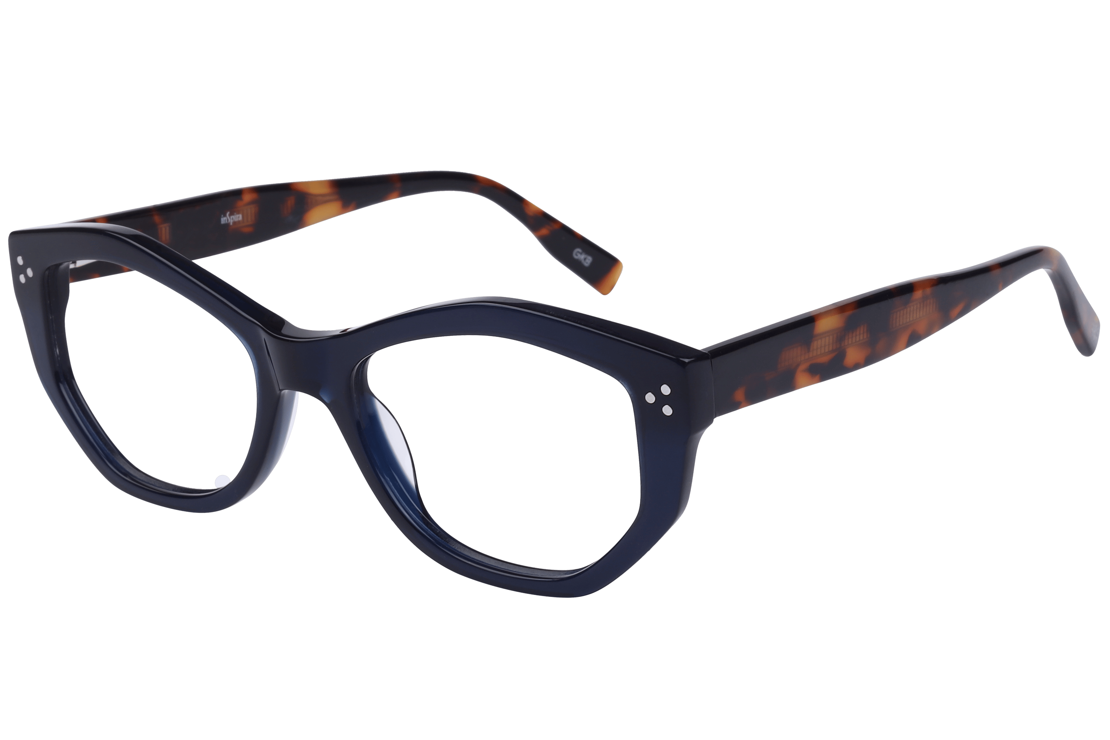 Inspira EC-3-428 Frame Blue Female Full Shell — Sky Blue frame