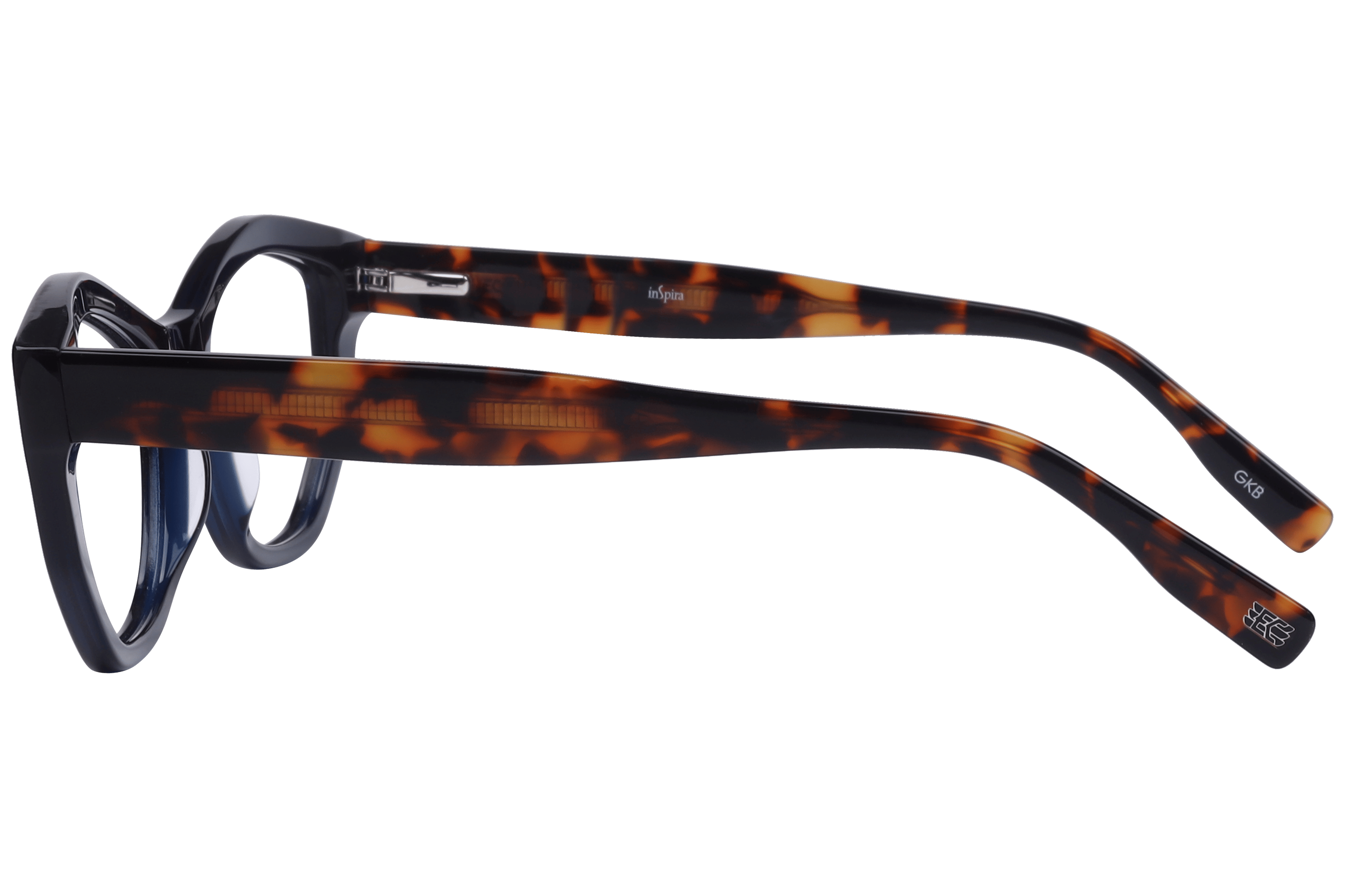 Inspira EC-3-428 Frame Blue Female Full Shell Frame — view 3
