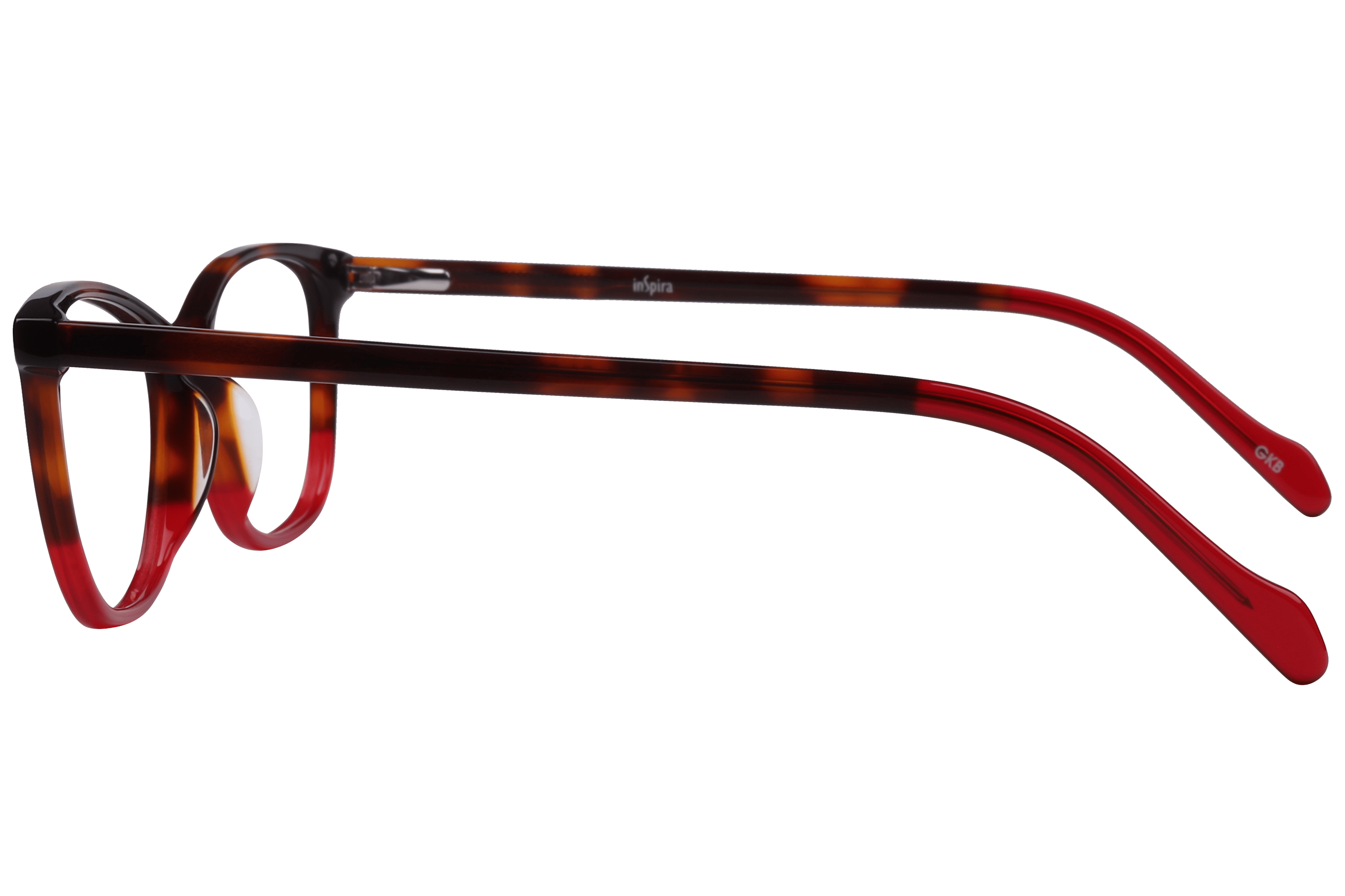 Inspira BOA1161 Frame Havana Female Full Shell Frame — Havana frame — view 3