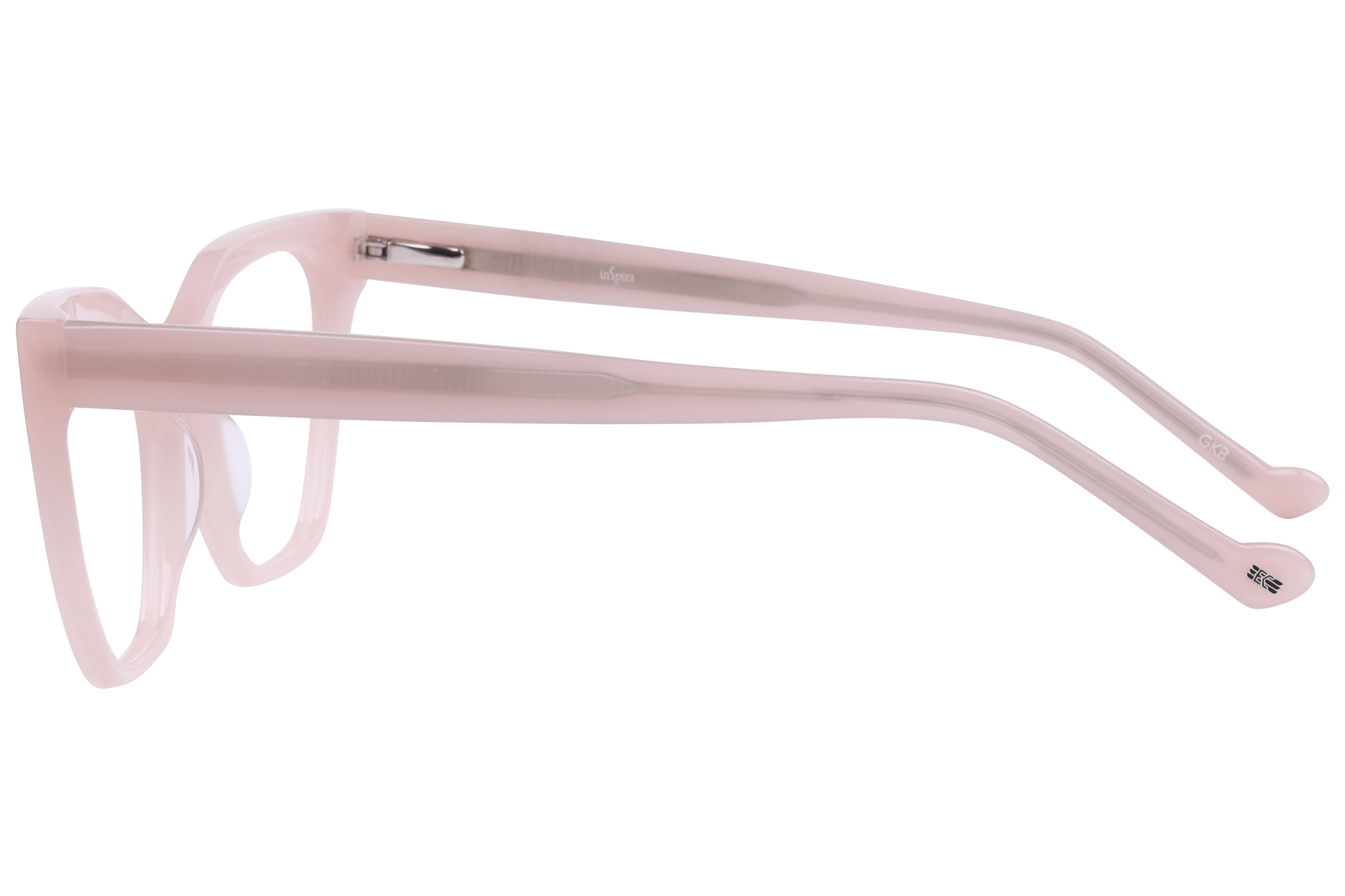 Inspira EC-3-430 Frame Cream Female Full Shell Frame — Cream frame — view 3