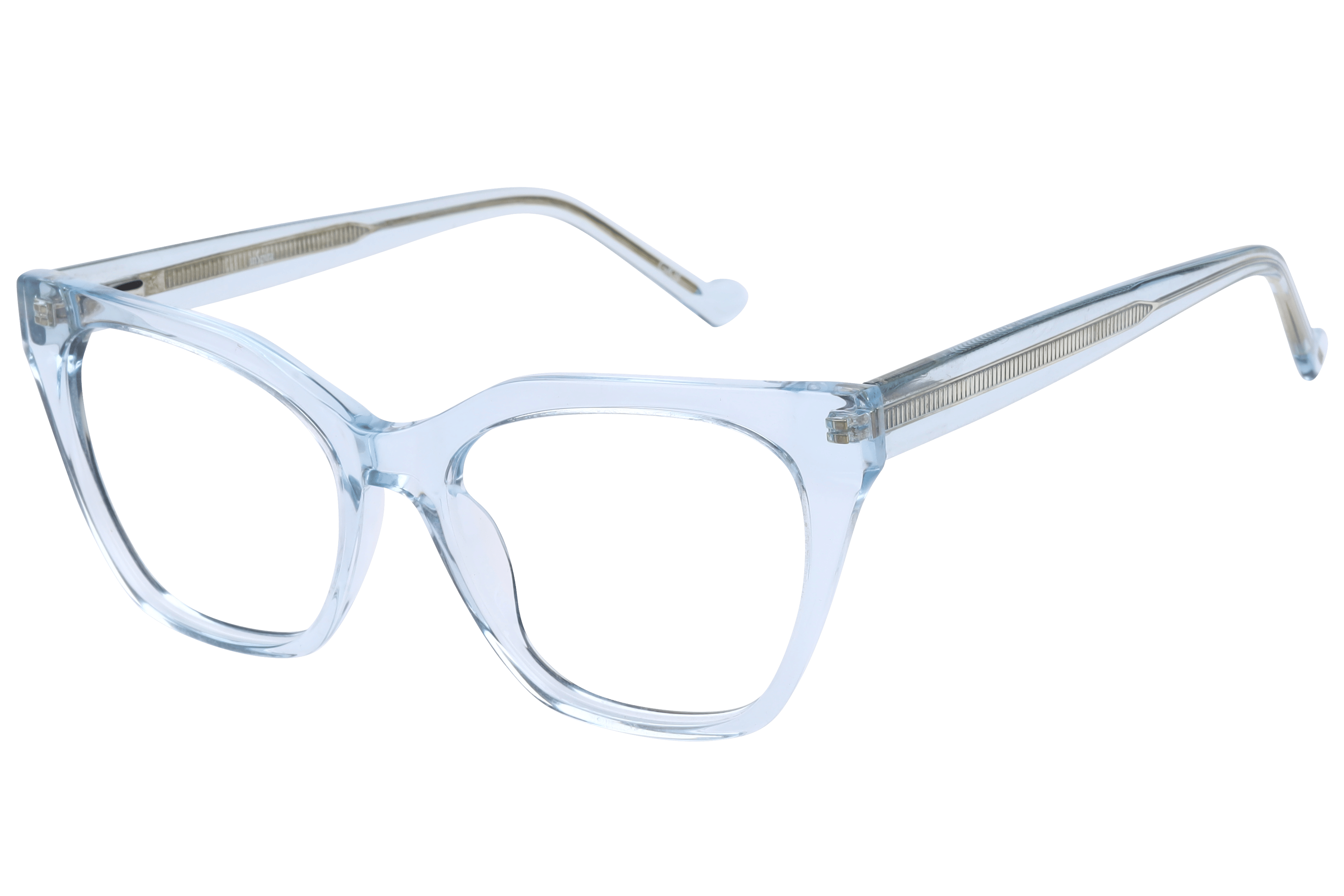 Inspira EC-3-430 Frame Transparent Blue Female Full Shell — Transparent Blue frame