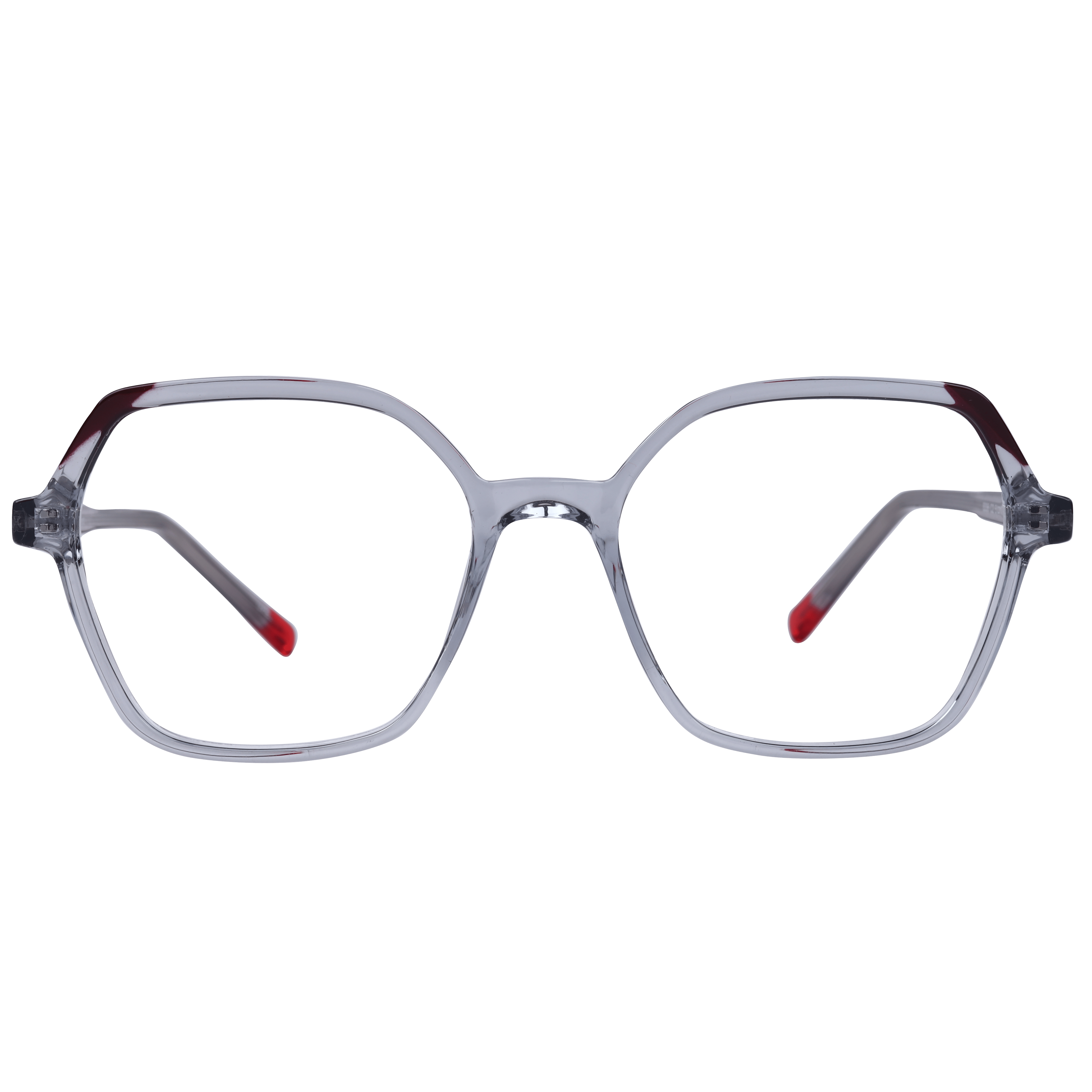 Inspira 8336 Frame Transparent Grey Female Full Shell Frame — Transparent Grey frame — view 2
