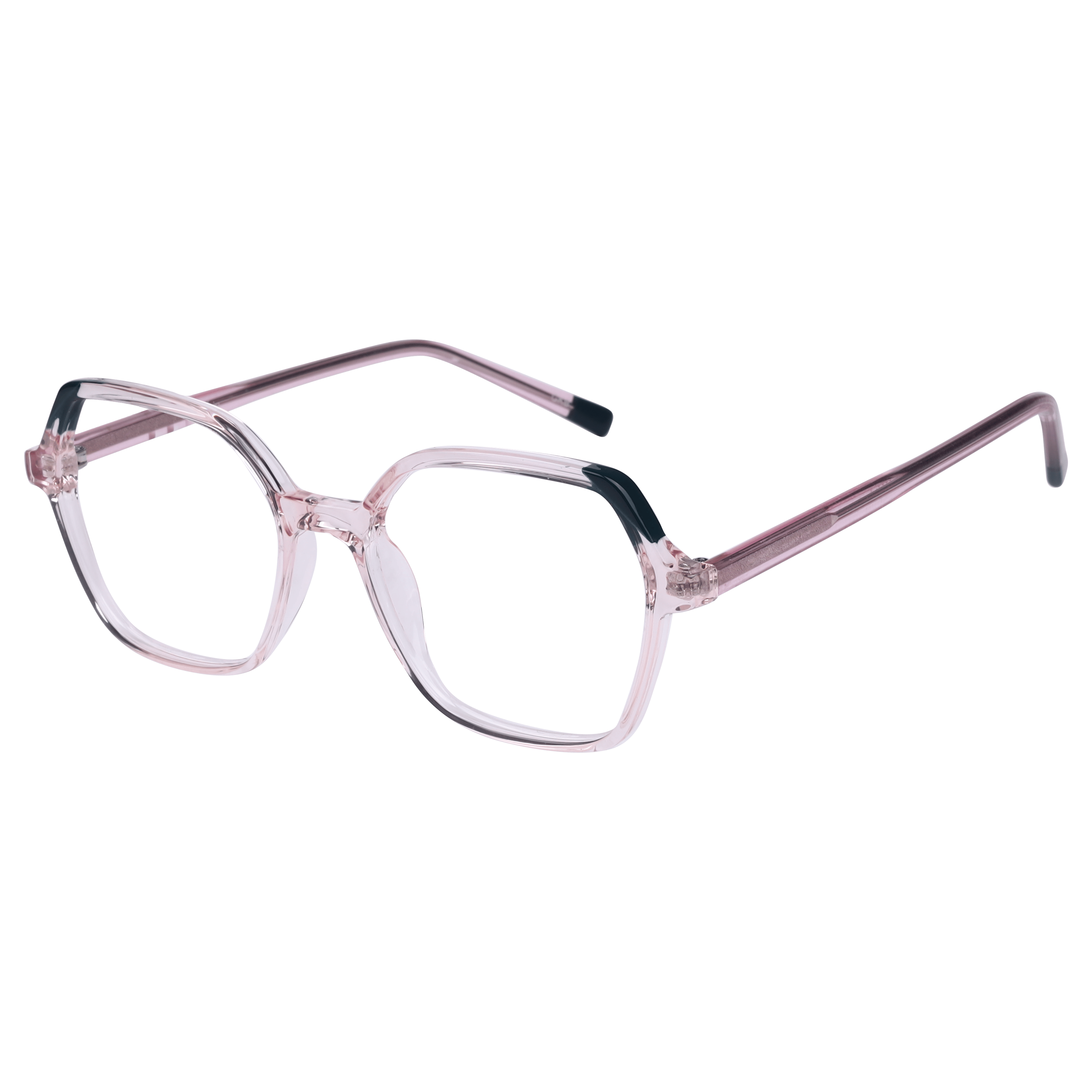 Inspira 8336 Frame Transparent Pink Female Full Shell — Transparent Pink frame