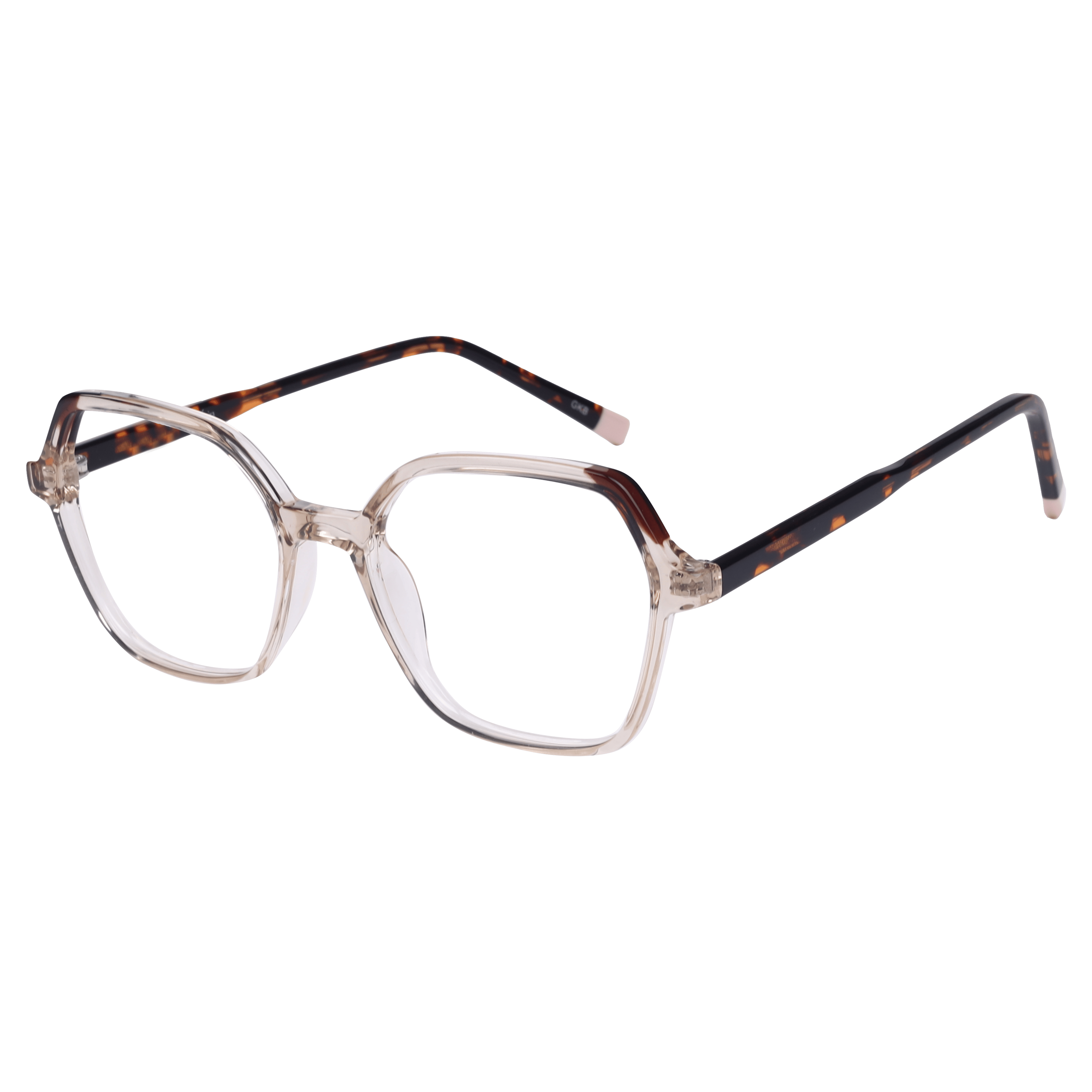 Inspira 8336 Frame Transparent Brown Female Full Shell — Transparent Brown frame