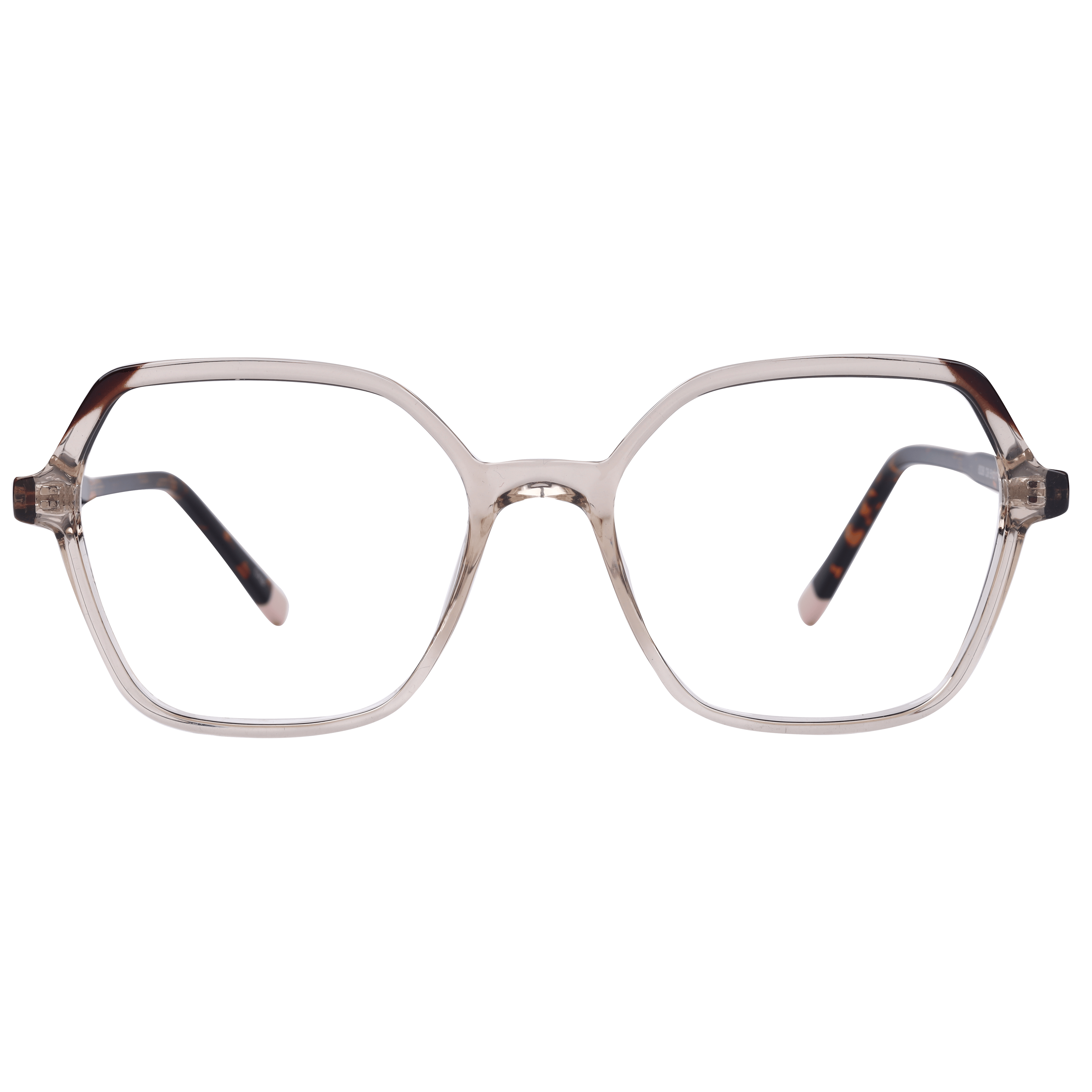 Inspira 8336 Frame Transparent Brown Female Full Shell Frame — Transparent Brown frame — view 2