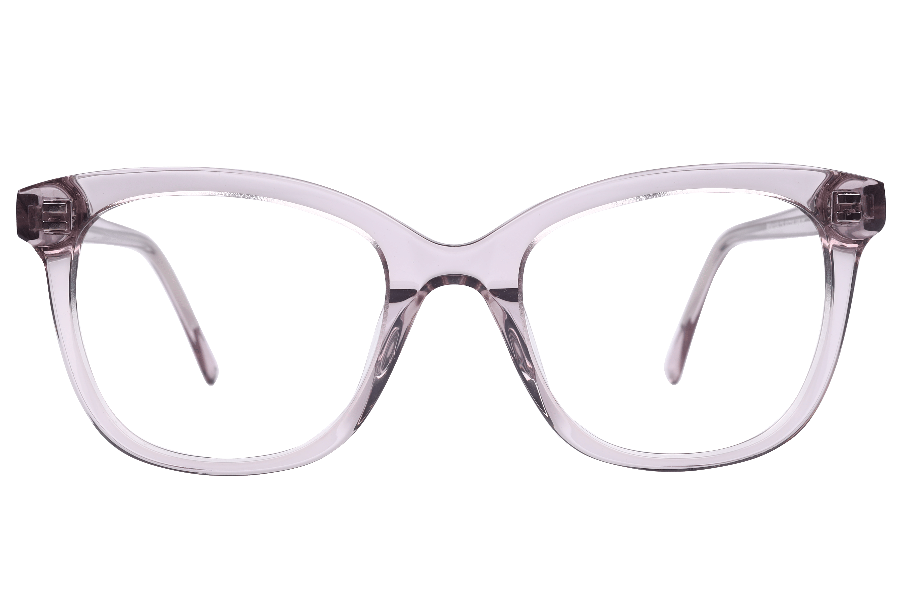 Inspira BOA1148 Frame Transparent Pink Female Full Shell Frame — Transparent Pink frame — view 2