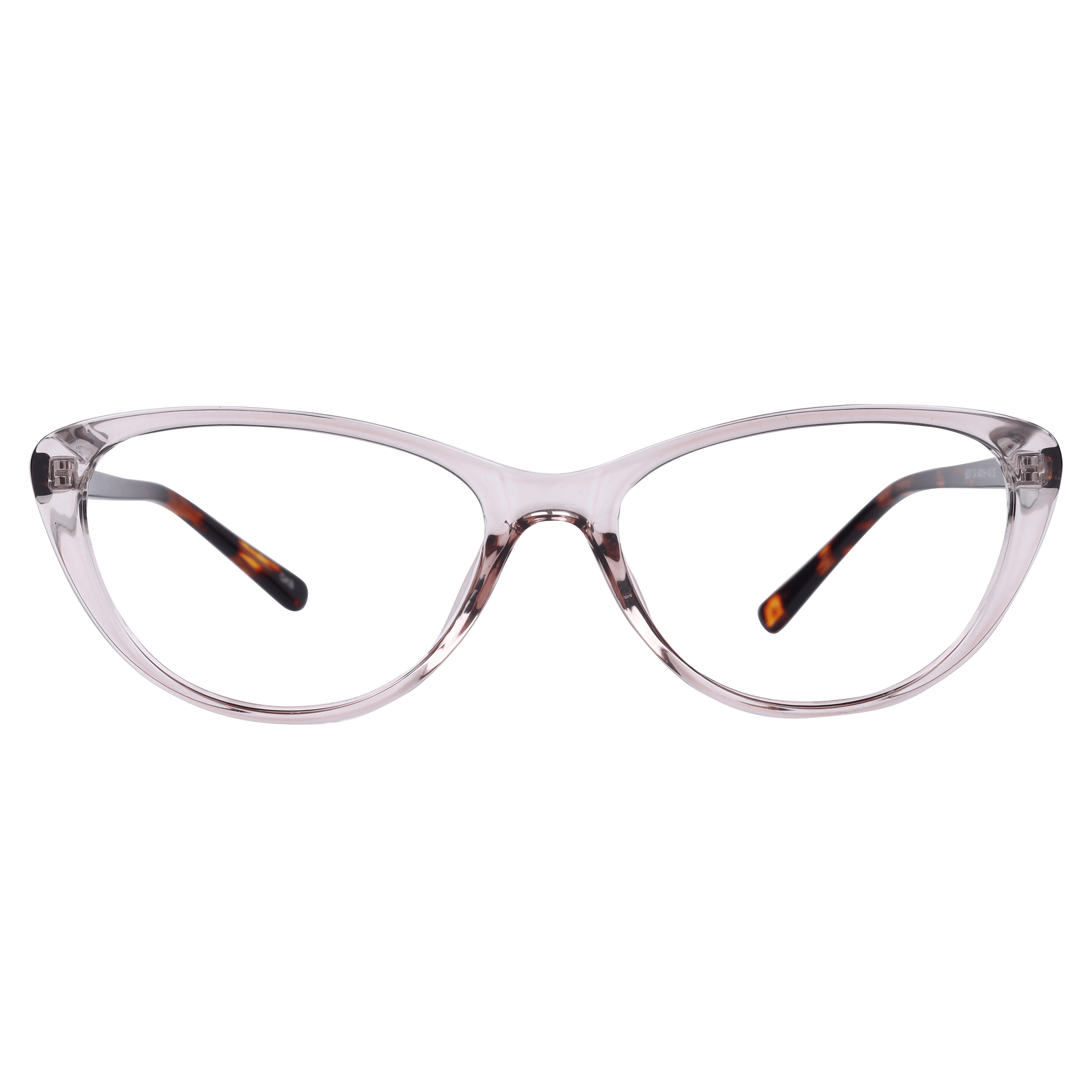 Inspira 8337 Frame Transparent Brown Female Full Shell Frame — Transparent Brown frame — view 2