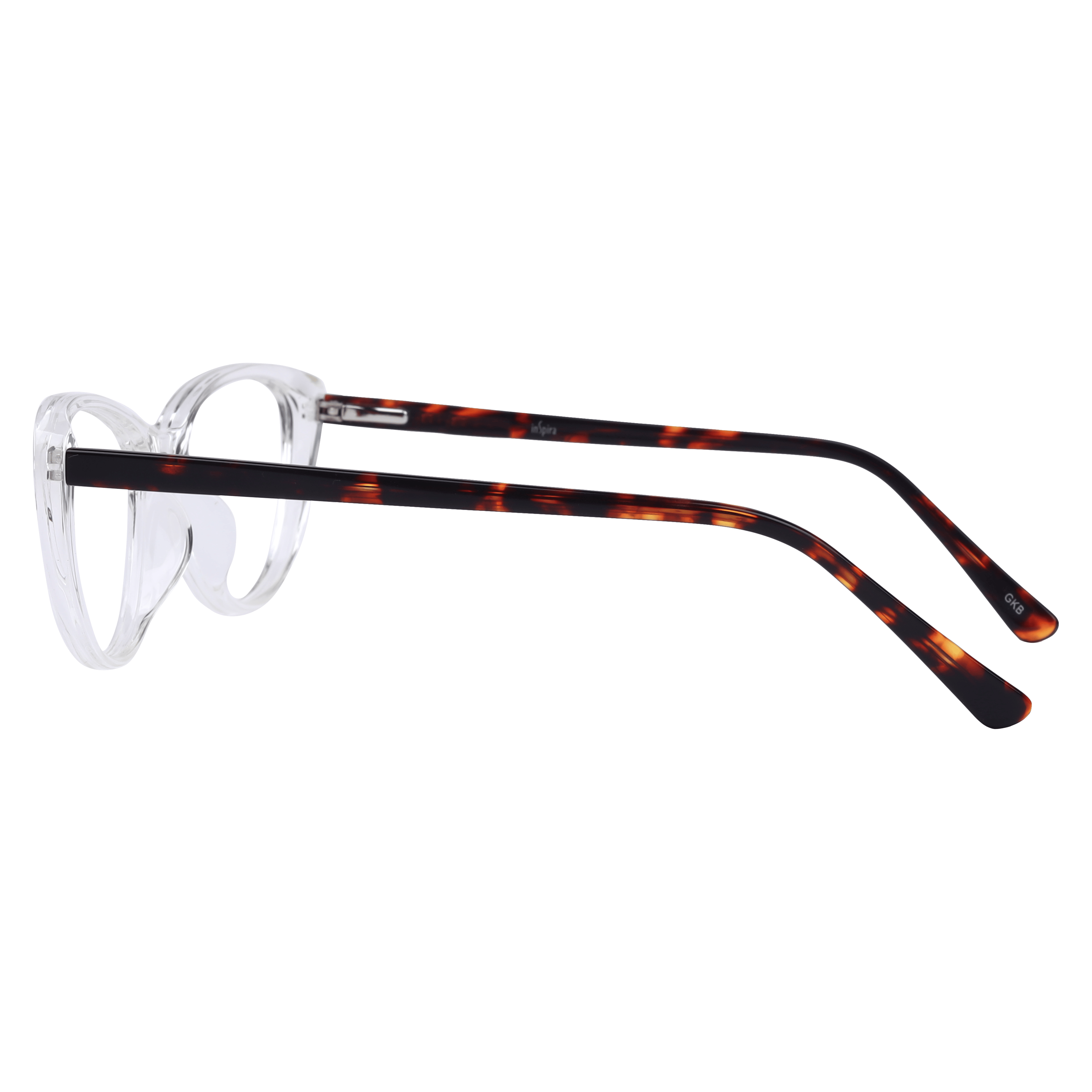 Inspira 8337 Frame Transparent Female Full Shell Frame — Transparent frame — view 3