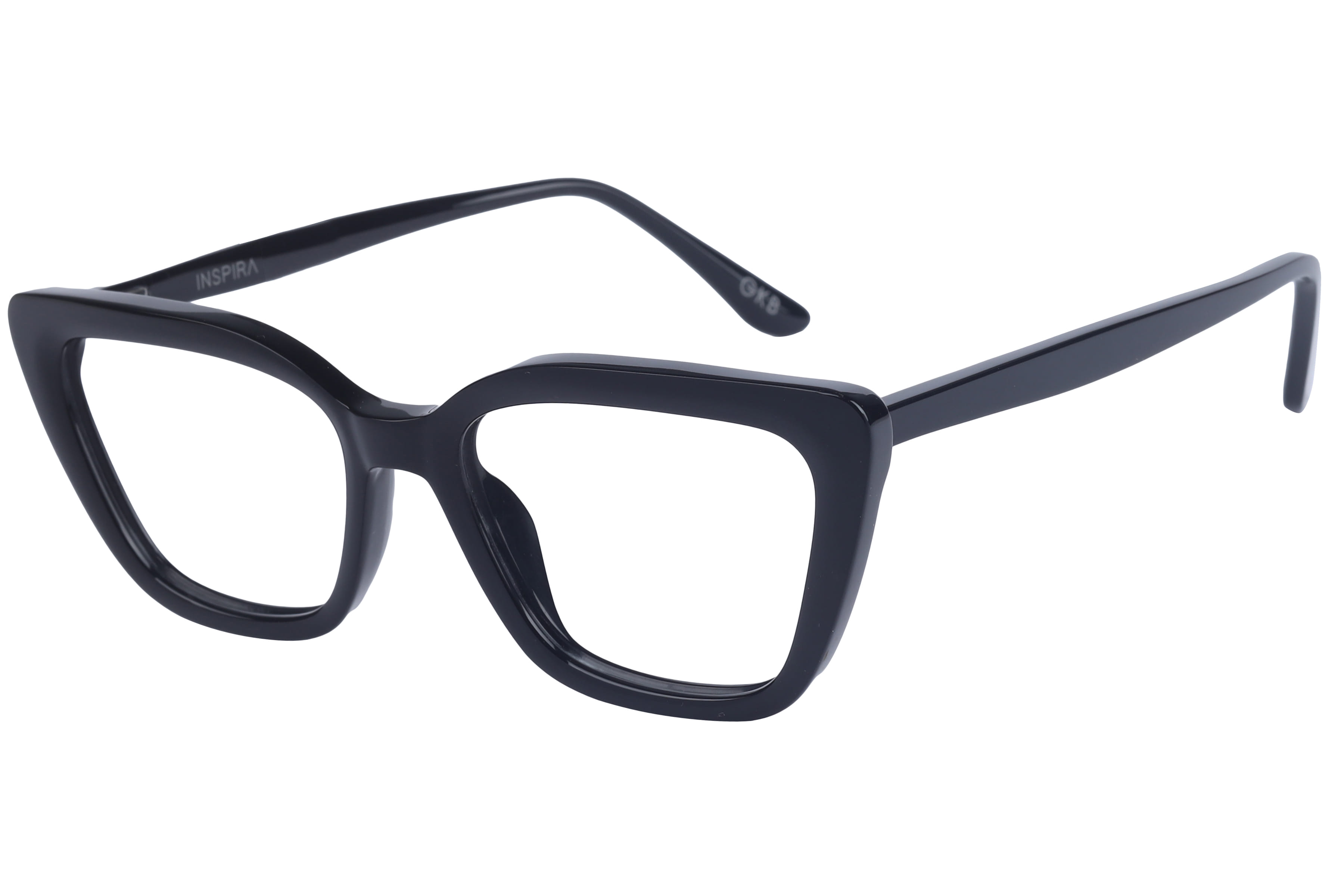 Inspira 13072 M-137 Frame Black Female Full Shell Frame — Black frame — view 1