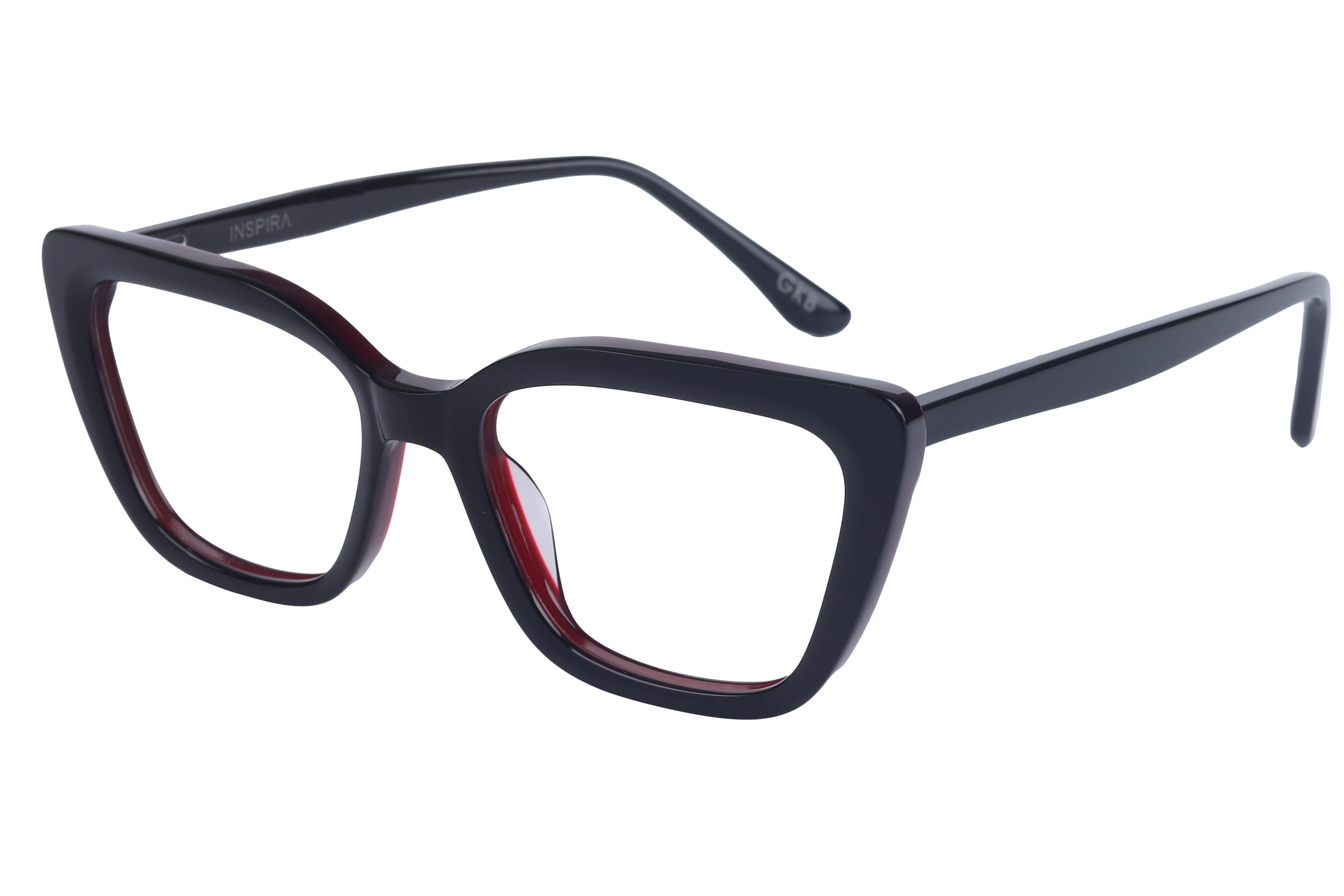 Inspira 13072 M-137 Frame Black Female Full Shell Frame — view 1