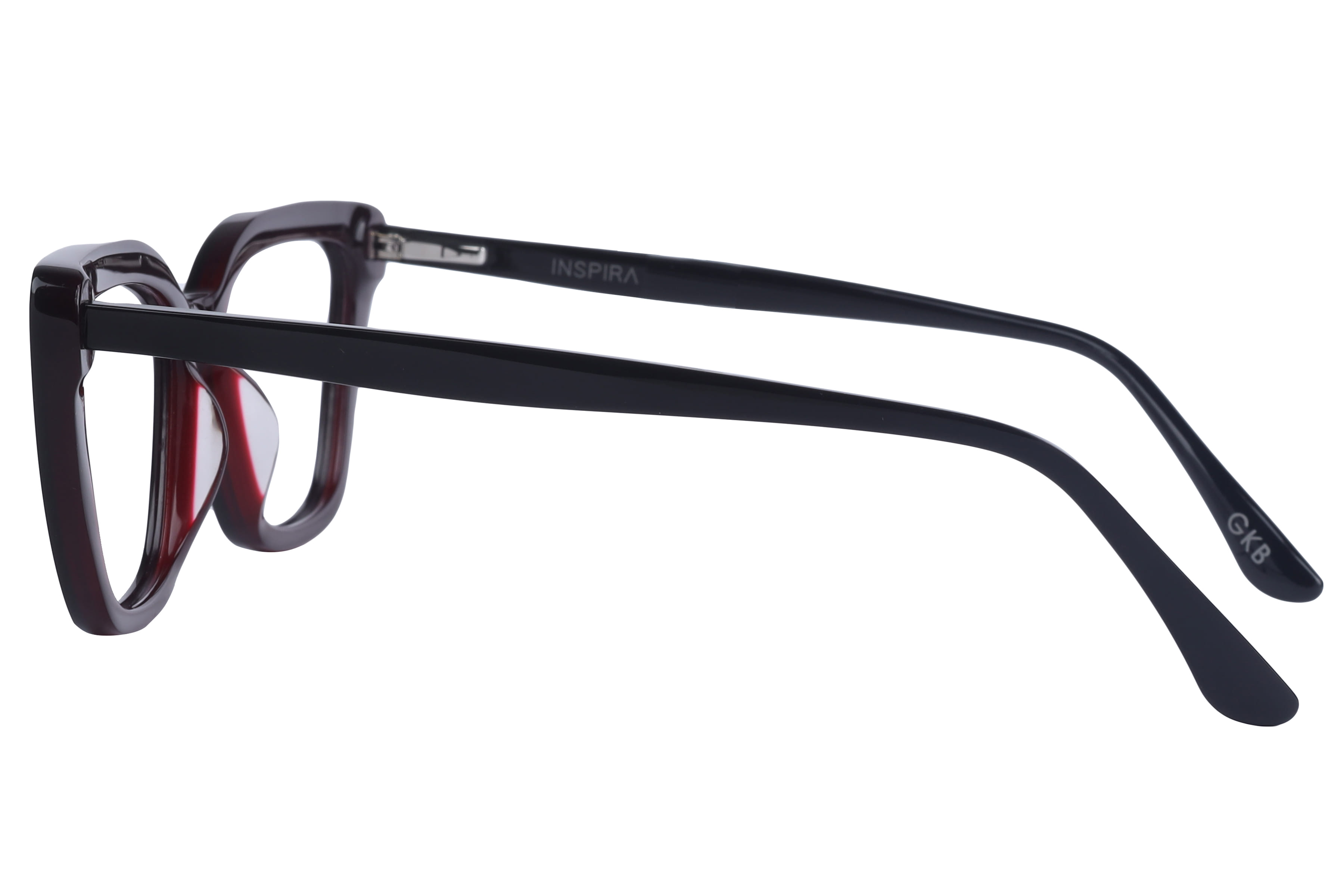 Inspira 13072 M-137 Frame Black Female Full Shell Frame — view 3