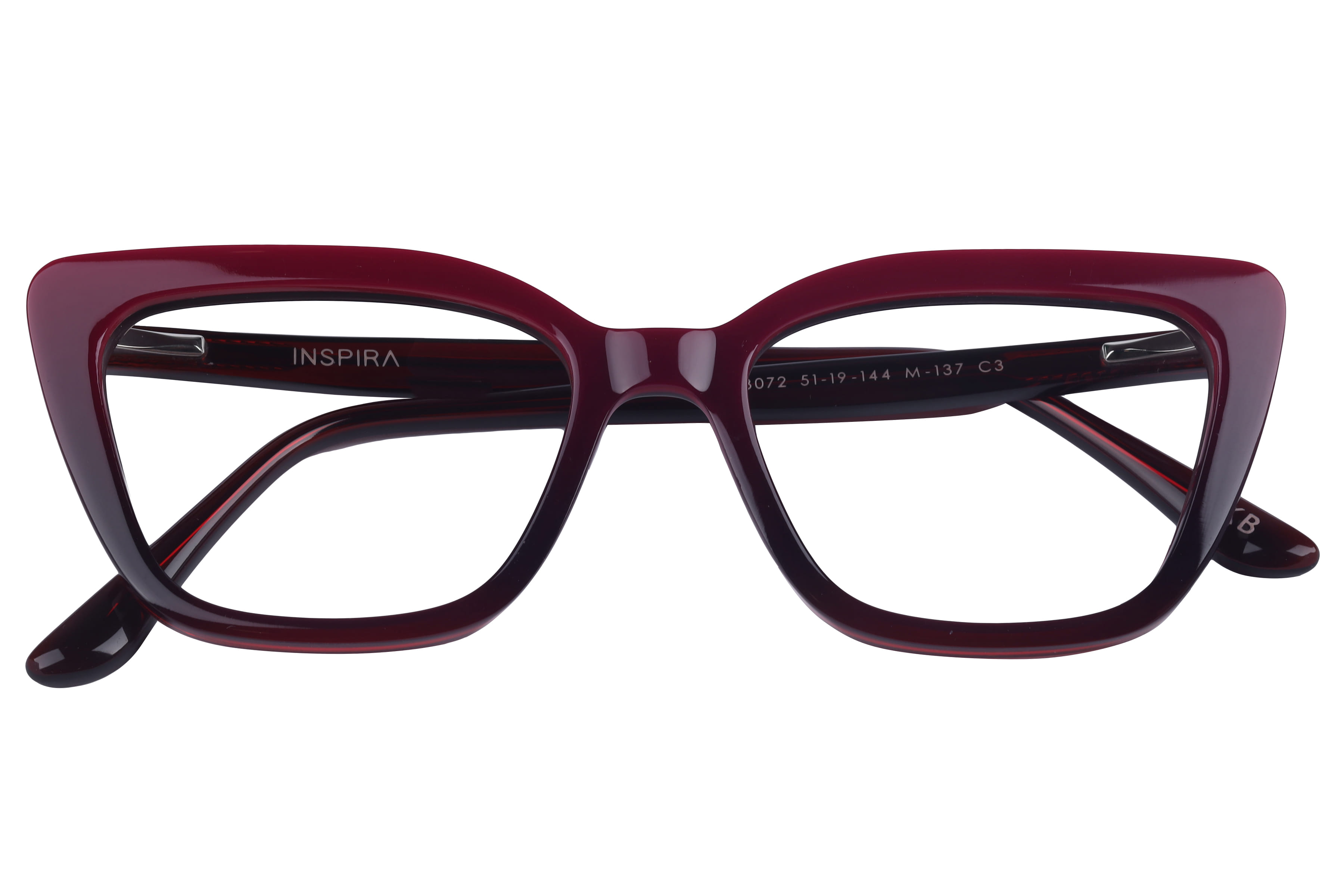 Inspira 13072 M-137 Frame Violet Female Full Shell Frame — Violet frame — view 4