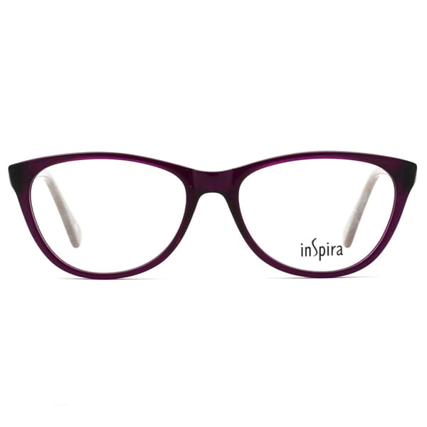 Inspira 0716O Frame Violet Female Full Shell Frame — Violet frame — view 3