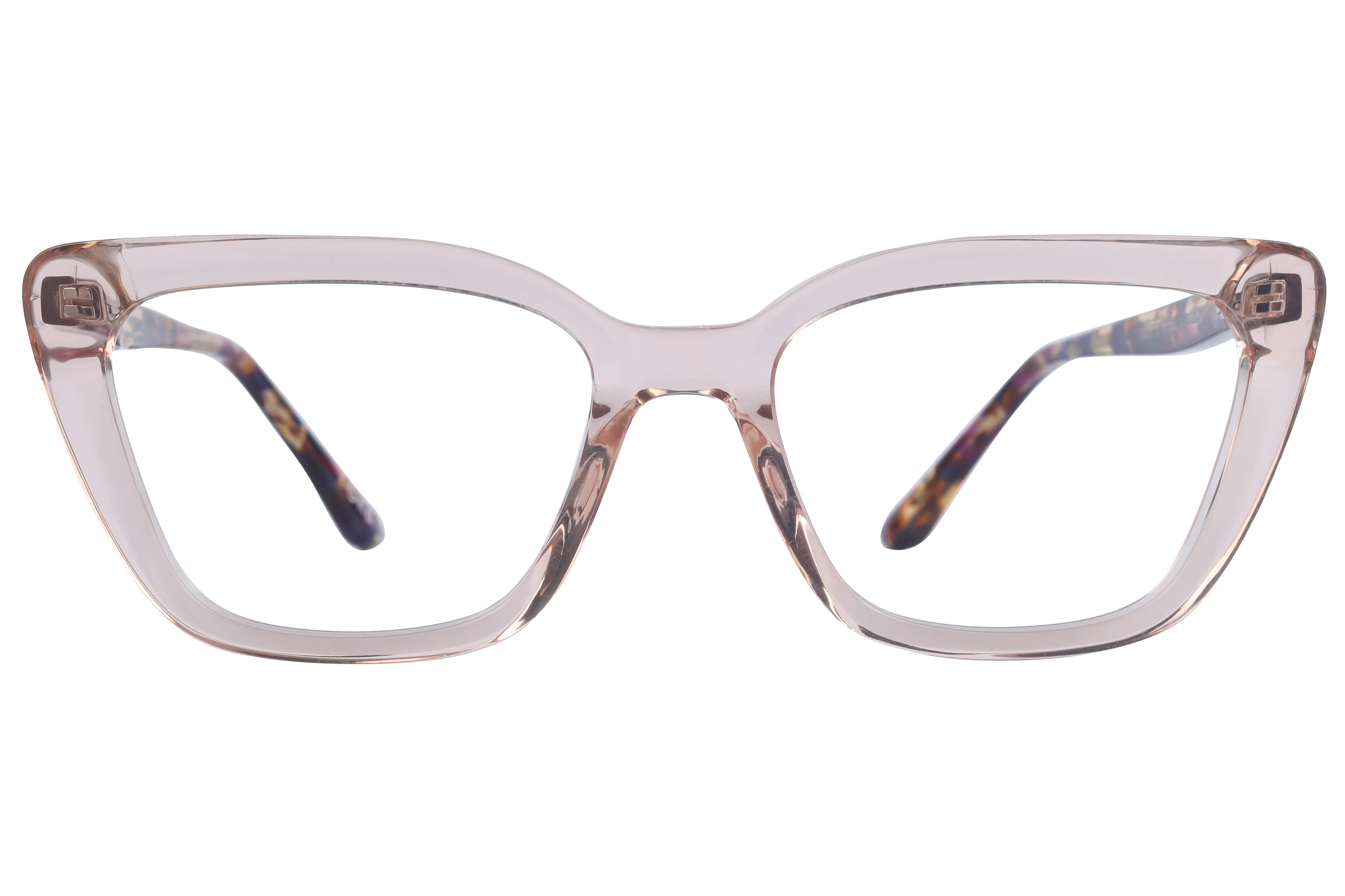 Inspira 13072 M-137 Frame Transparent Brown Female Full Shel Frame — view 2