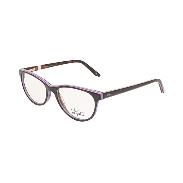 Inspira 3616F Frame Brown Female Full Shell — Brown frame