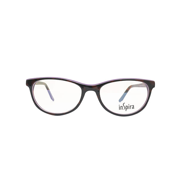 Inspira 3616F Frame Brown Female Full Shell Frame — Brown frame — view 2