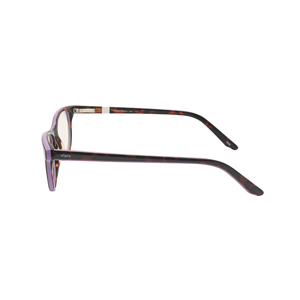 Inspira 3616F Frame Brown Female Full Shell Frame — Brown frame — view 3