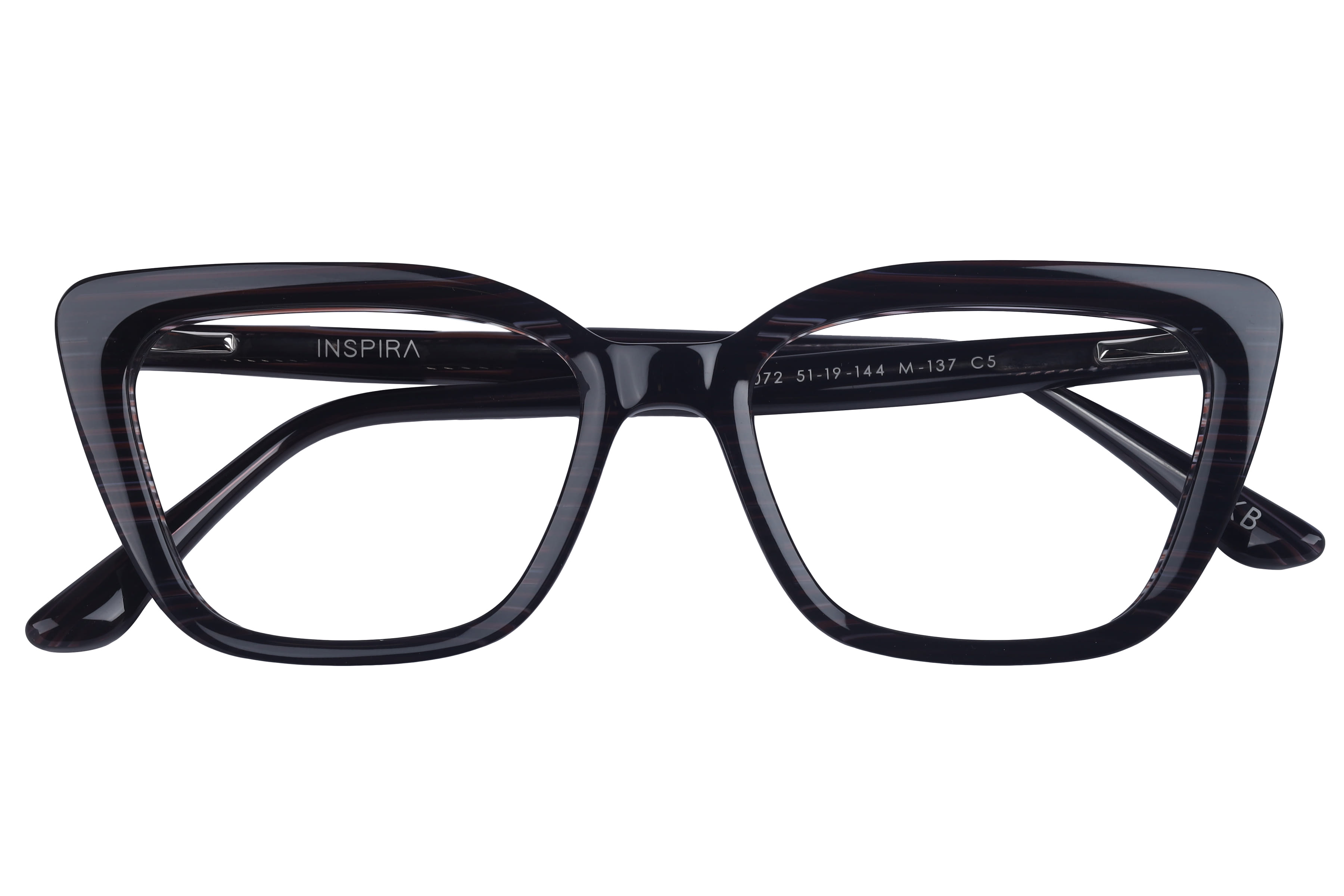 Inspira 13072 M-137 Frame Havana Female Full Shell Frame — Havana frame — view 3