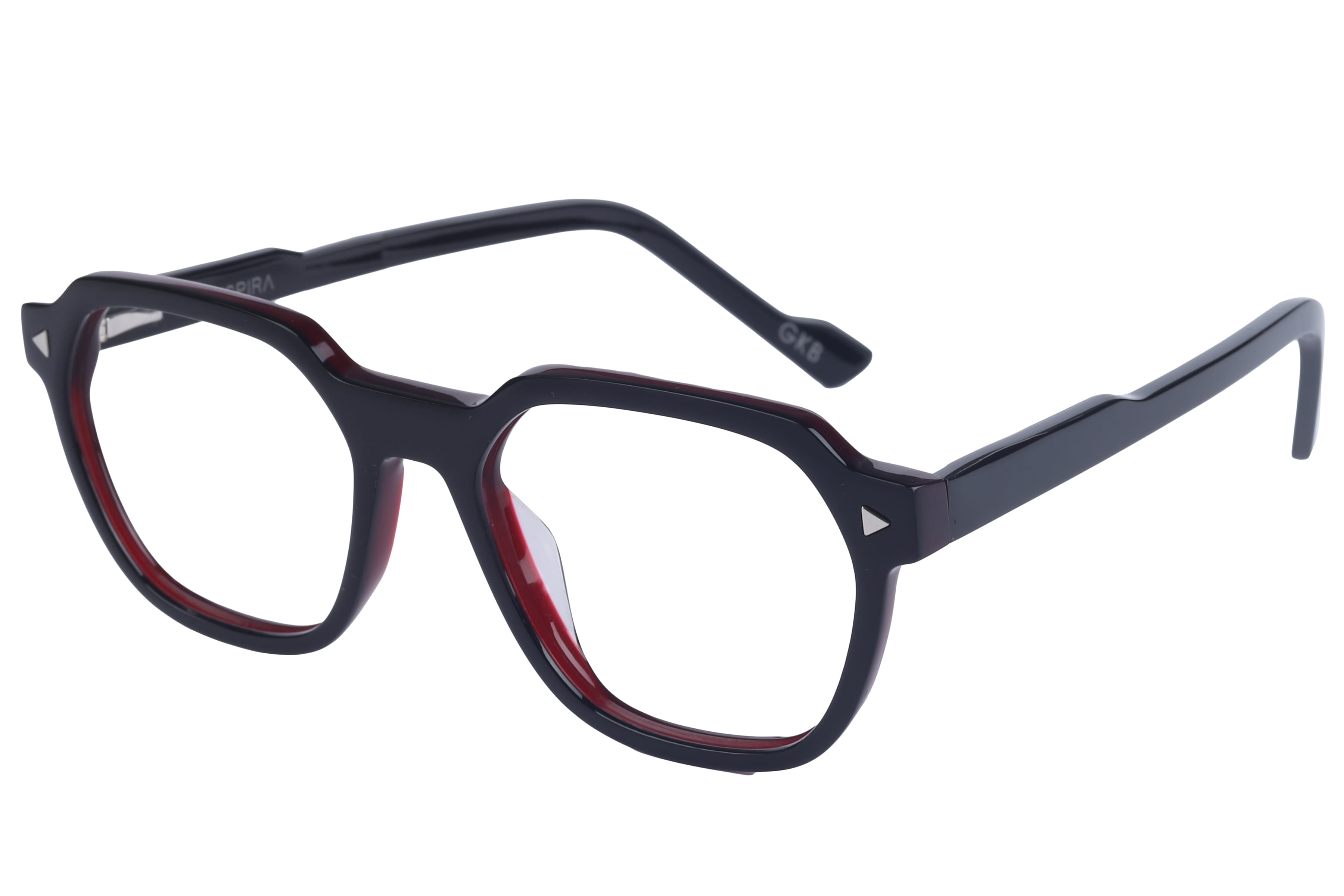Inspira 13116 N-133 Frame Black Female Full Shell Frame — Black frame — view 1