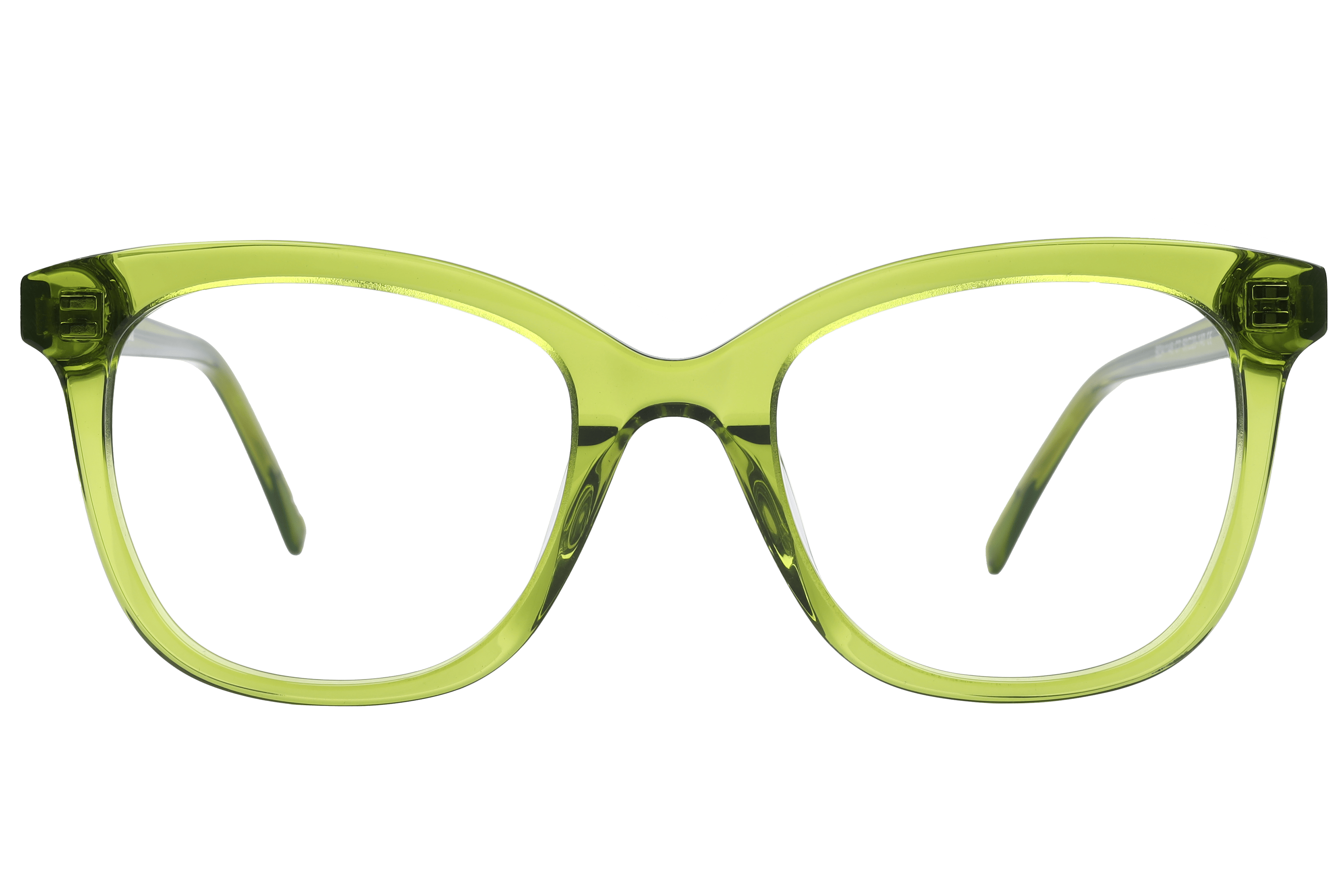 Inspira BOA1148 Frame Transparent Green Female Full Shell Frame — Transparent Green frame — view 2