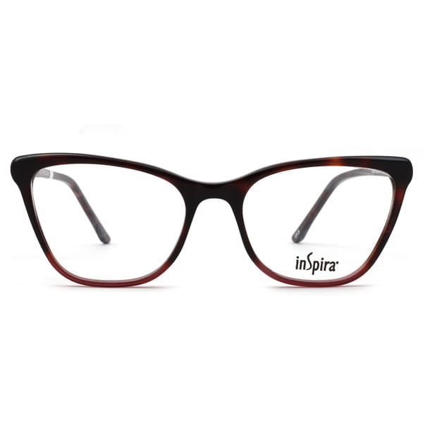 Inspira 3418D Frame Tortoise Female Full Shell Frame — Tortoise frame — view 3
