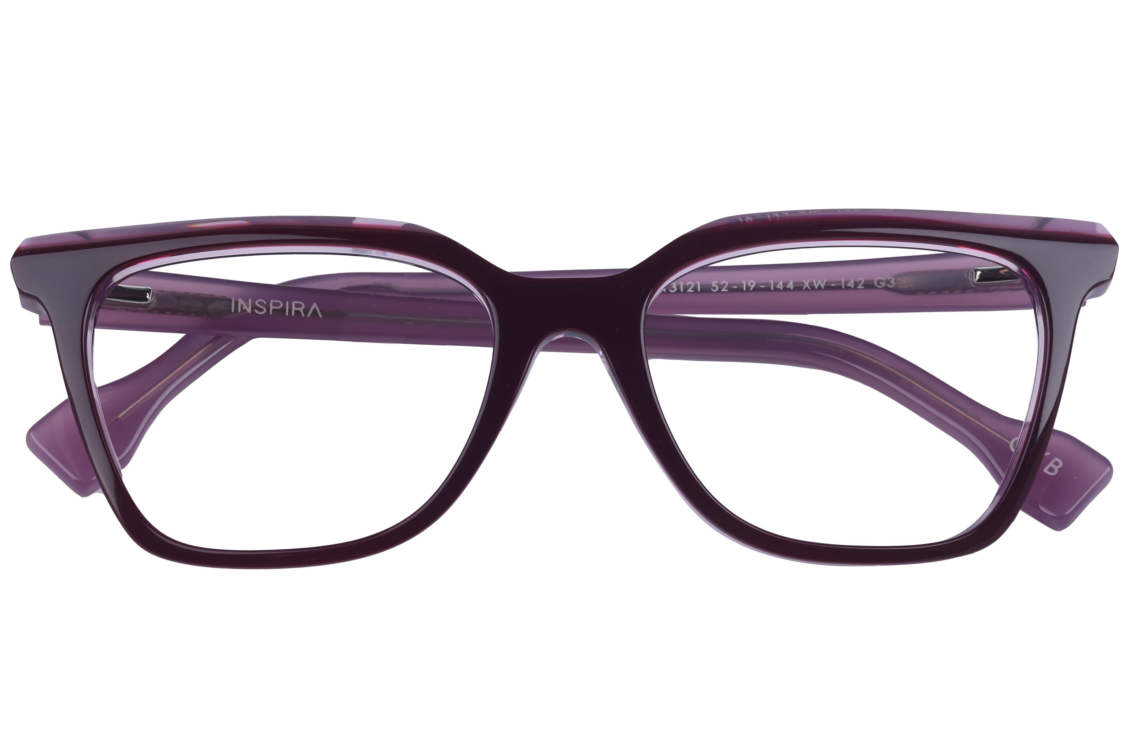 Inspira 13121 XW-142 Frame Violet Female Full Shell Frame — Violet frame — view 4