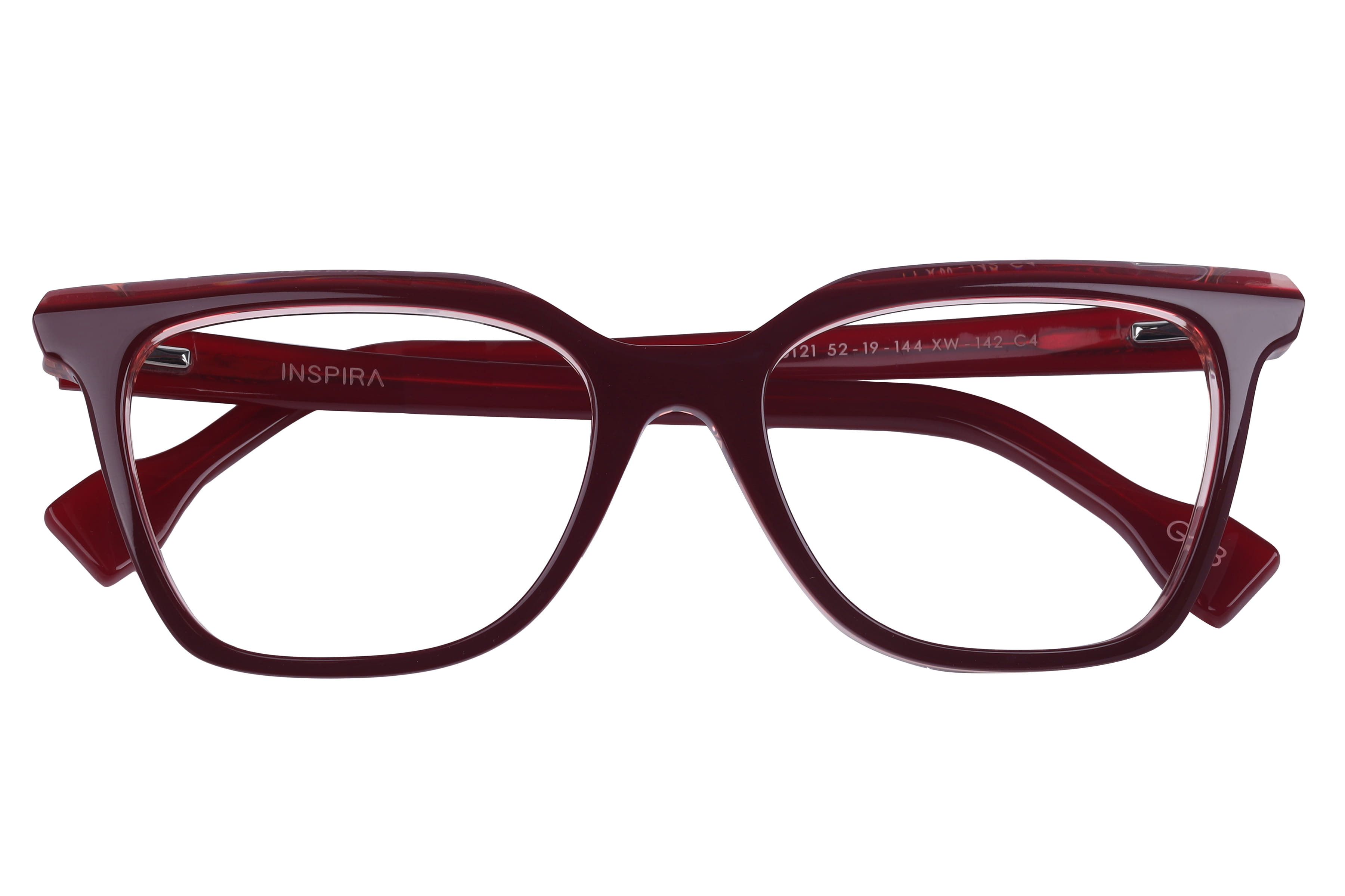Inspira 13121 XW-142 Frame Maroon Female Full Shell Frame — view 4