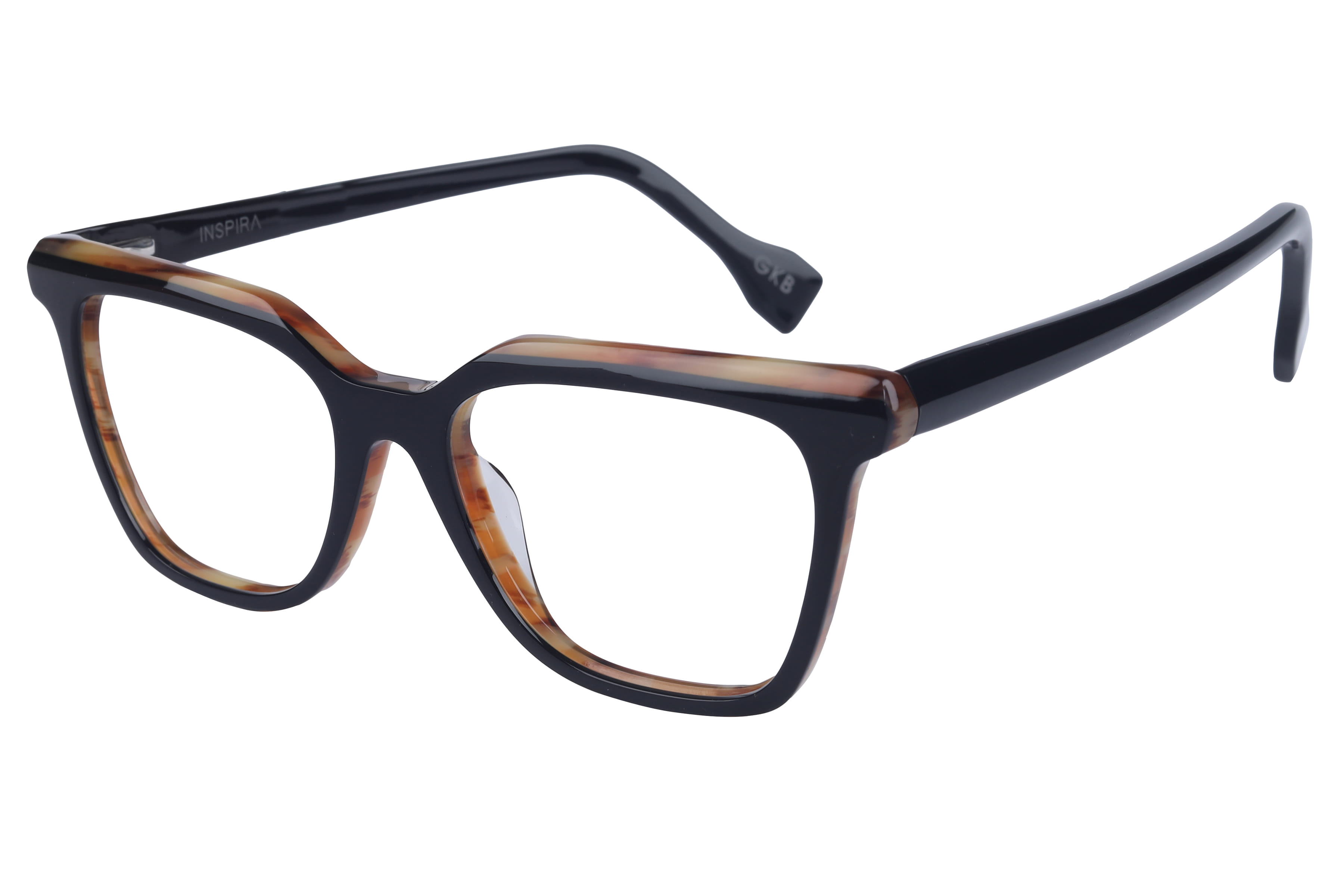 Inspira 13121 XW-142 Frame Black Female Full Shell Frame — Black frame — view 1